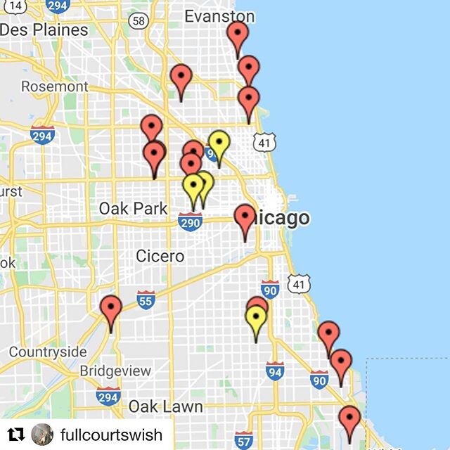 Please share this super helpful resource for food pantries and meal serving sites across Chicago with anyone that may need it! Thank you to Meag for creating! #Repost @fullcourtswish
・・・
Good morning, Chicago. All these lists of food aid going around