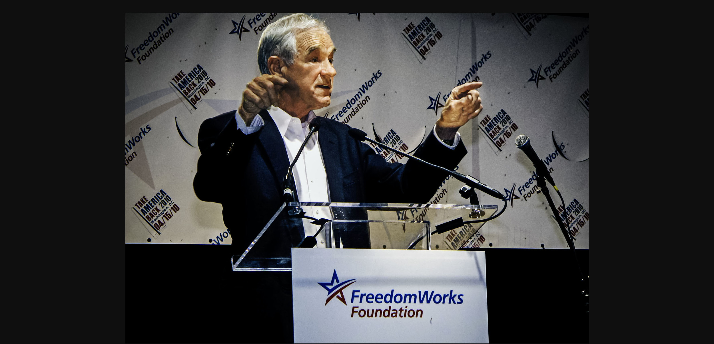 Ron Paul speaking at Reason Rally