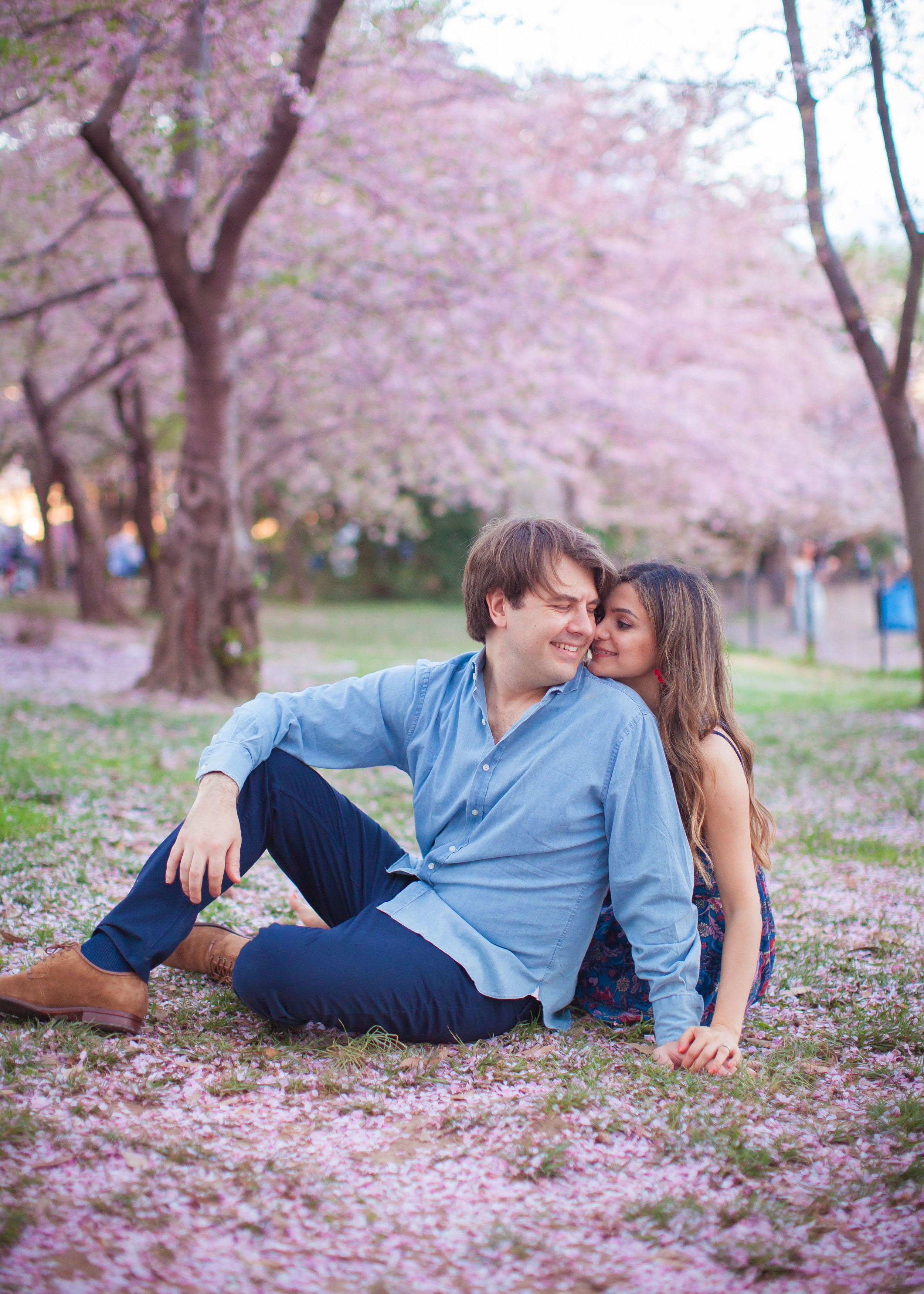 Hannah & Joe Cherry Blossom Engagement - 002.jpg