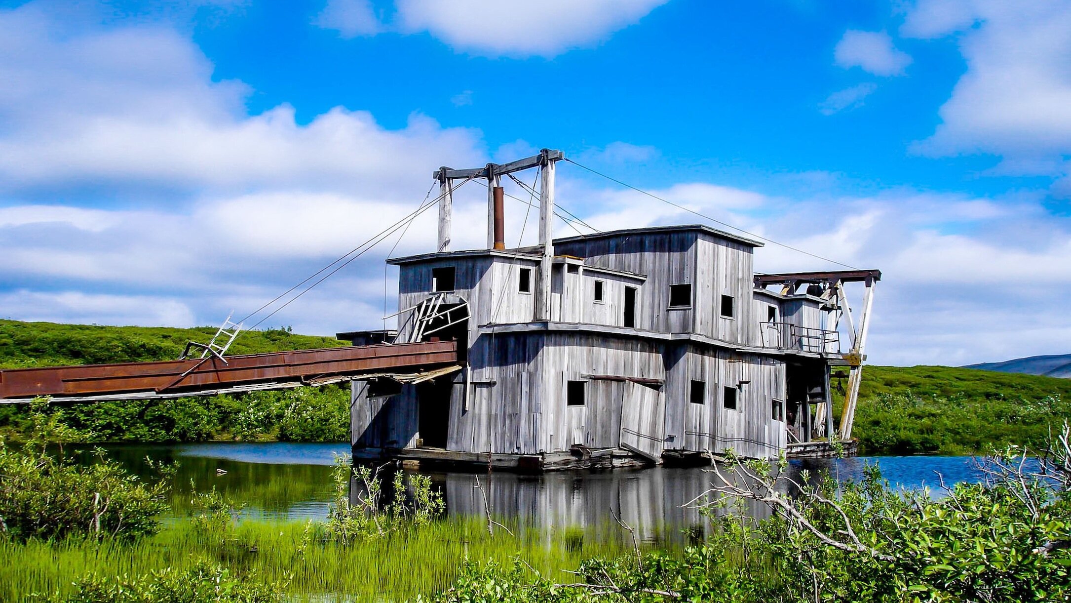 Gold Dredge near Nome, Alaska