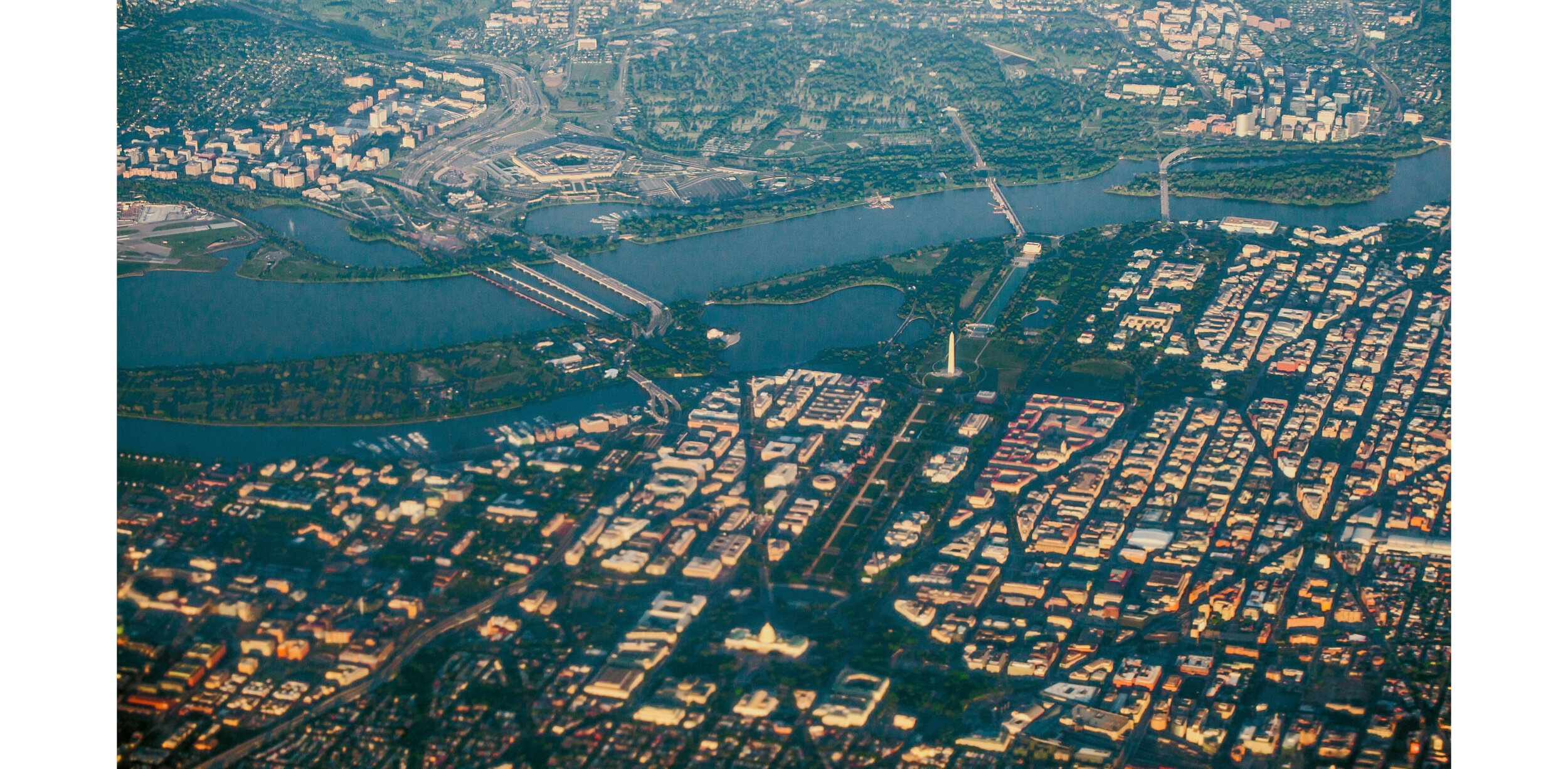 National Mall and the Potomac River, Washington DC