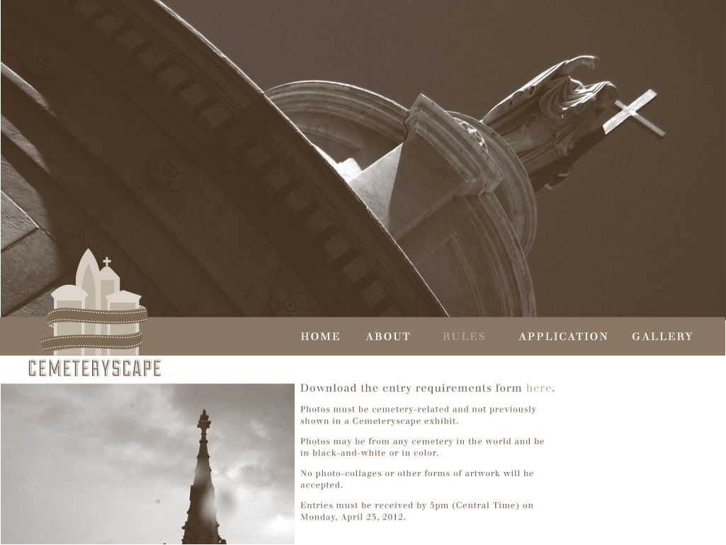 Cemeteryscape website