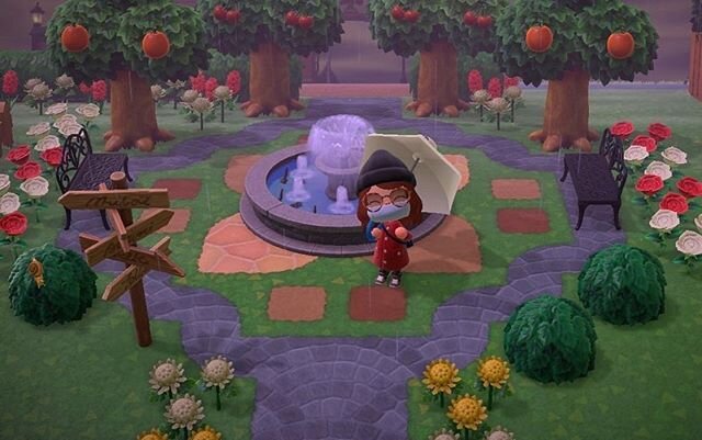 Felt cute, might delete later. I&rsquo;ve never been proud of anything more than this fountain entrance to Olivianda and my park. Living my best life out here 🧘&zwj;♀️