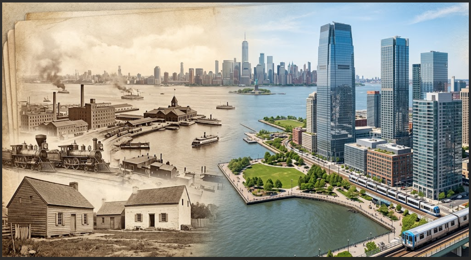 A Decennial History of Jersey City with Demographics, Architecture, and Economics (1630s-2020s) 