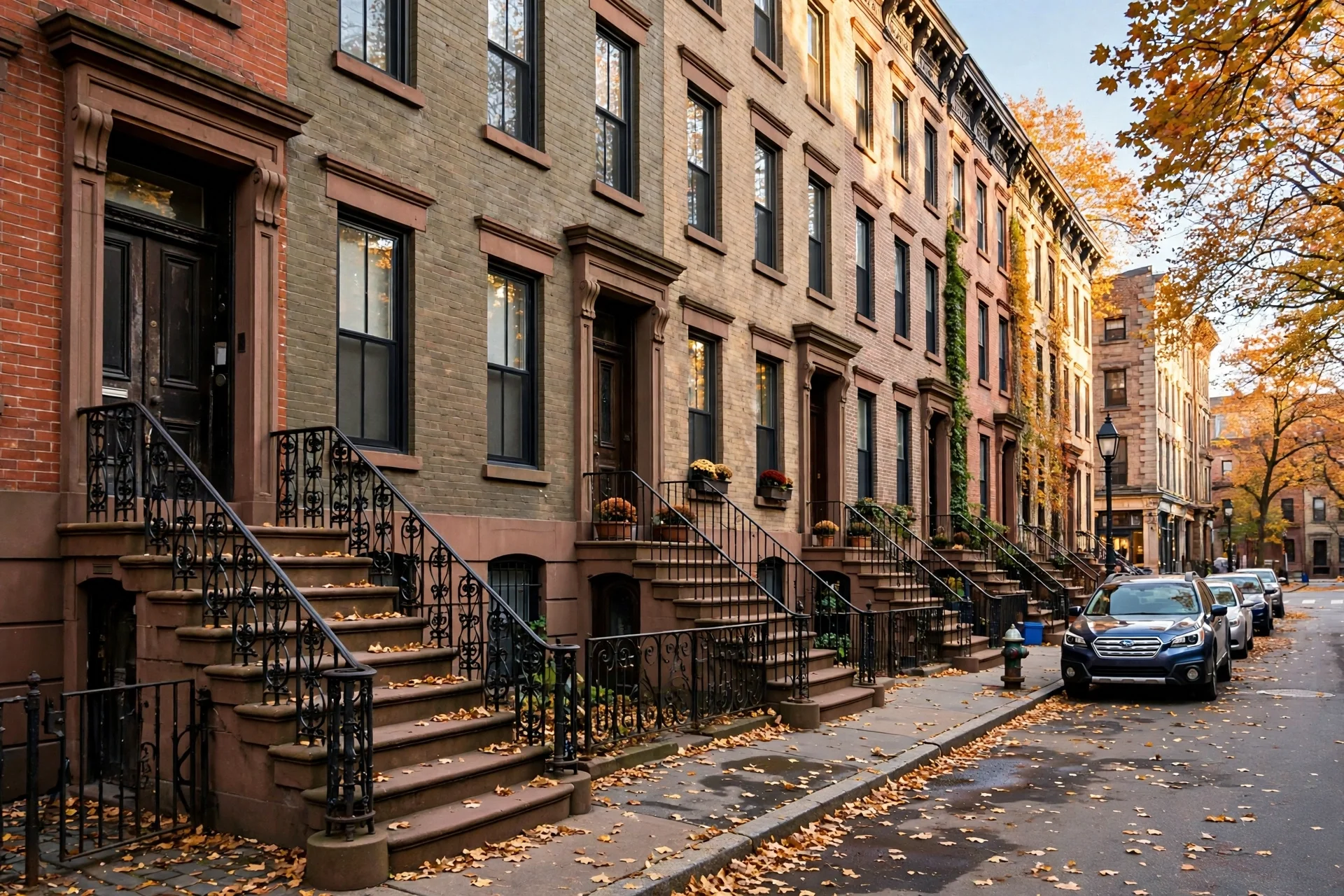 Van Vorst Park Painting: Colors for 19th-Century Brownstones and Rowhouses