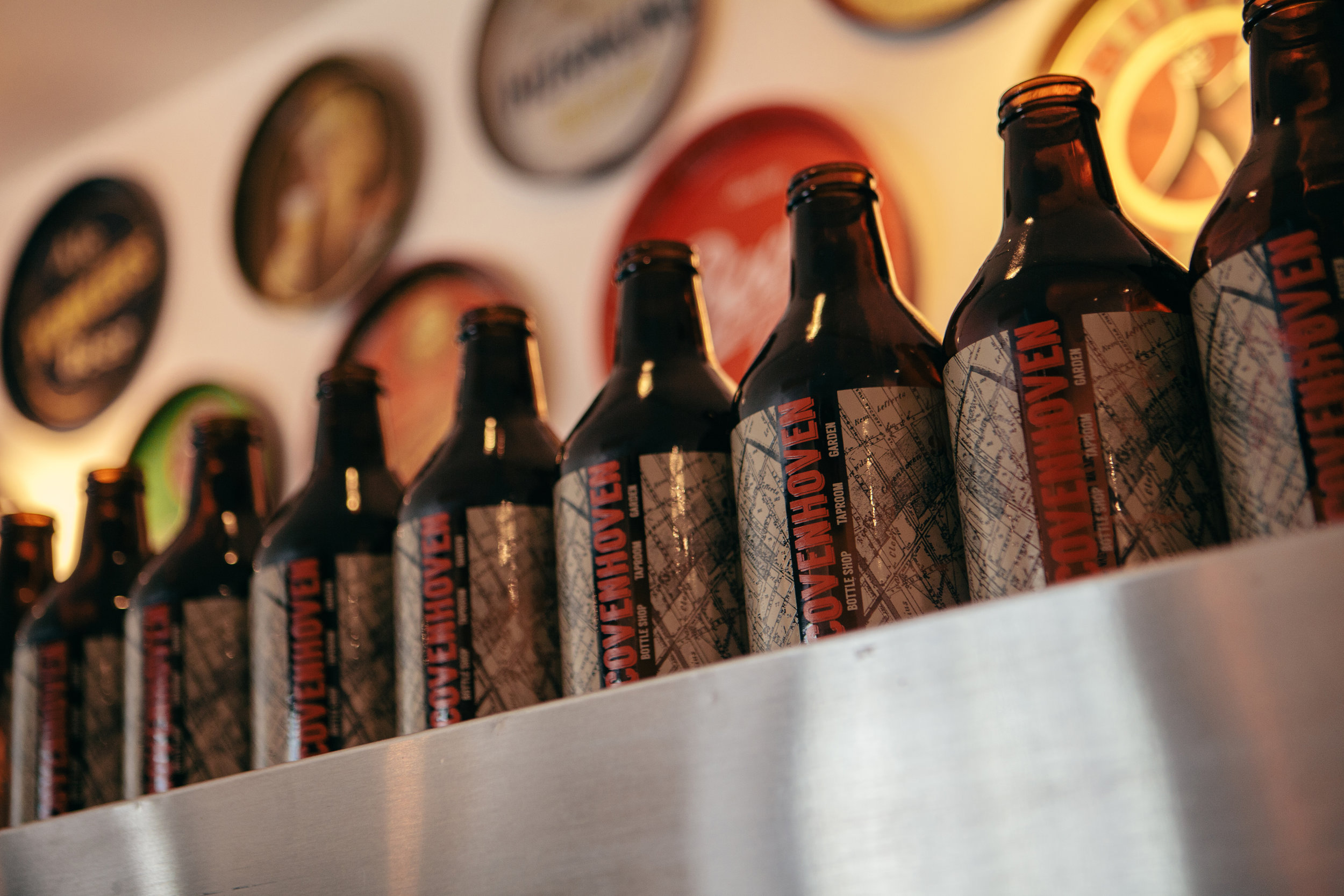 growlers lined up