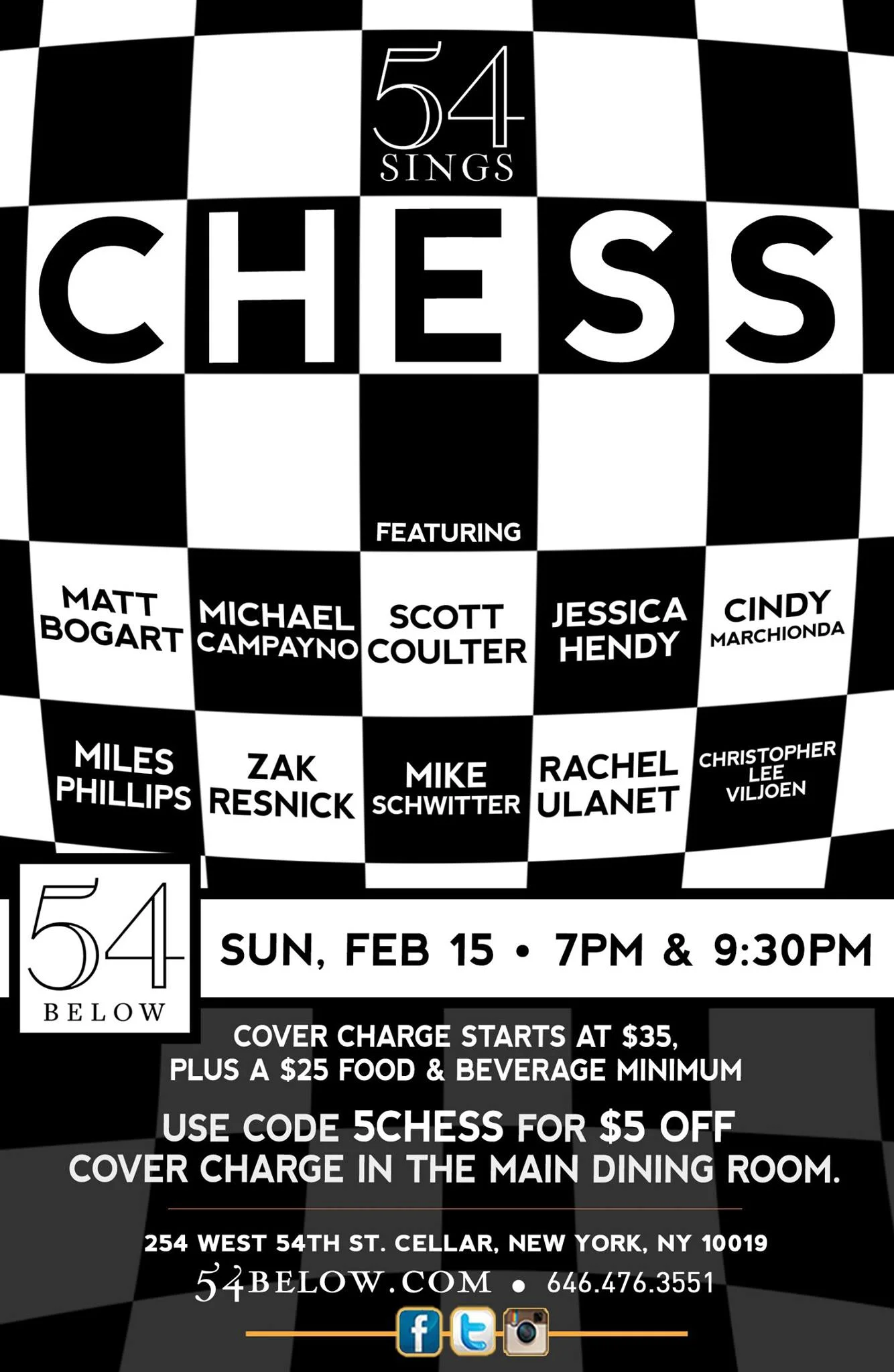 54 Below Sings Chess!