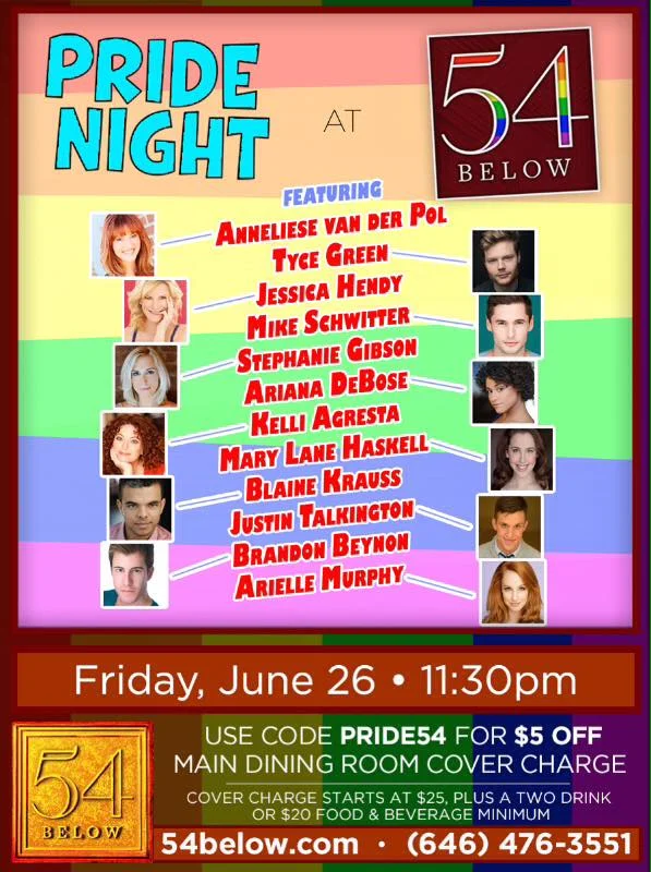 Pride Concert at 54 Below