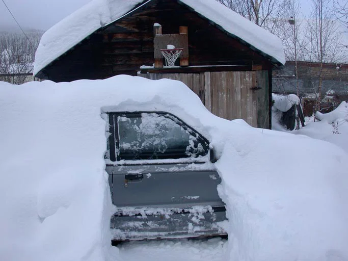 After: car door - Dawson City, Yukon - 2004