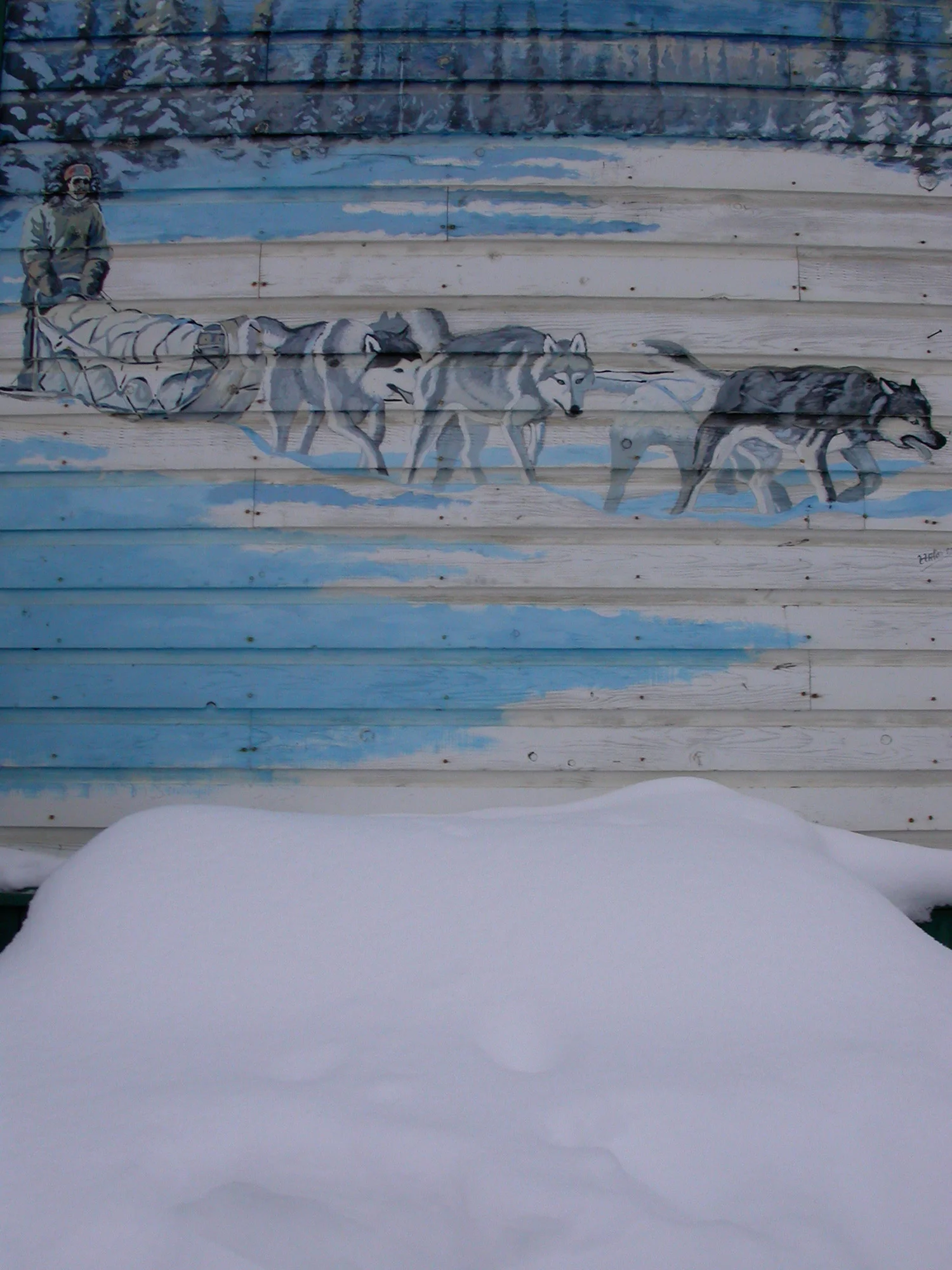 Before: bench - Dawson City, Yukon - 2004