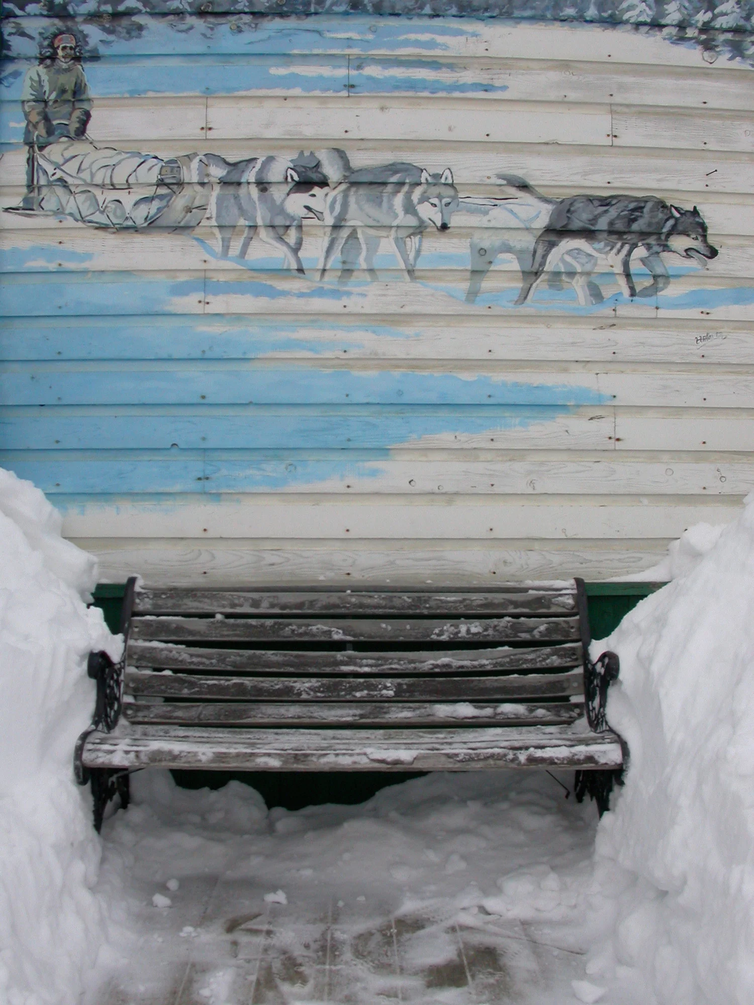 After: bench - Dawson City, Yukon - 2004