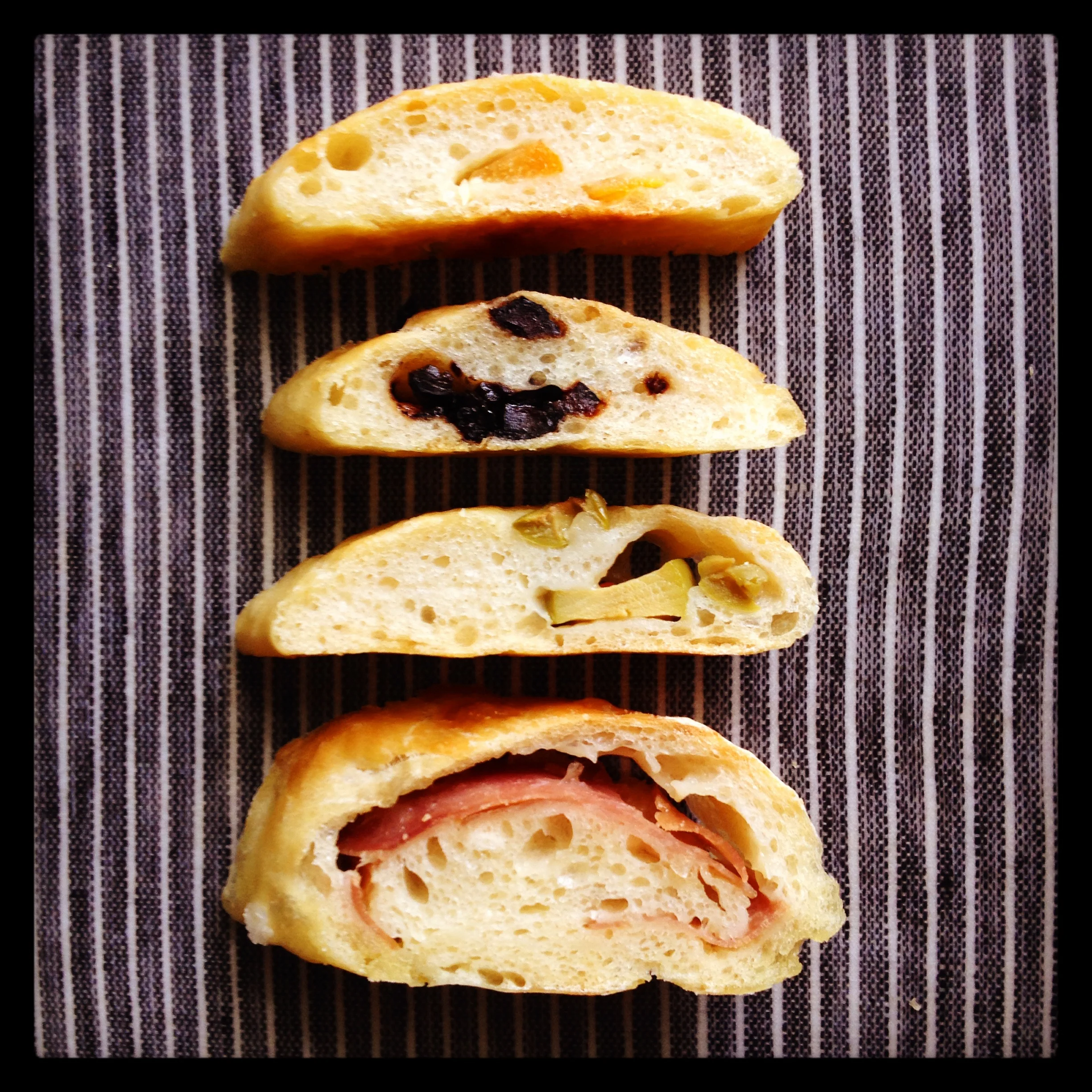 preserved lemon olive proscuitto strecca bread
