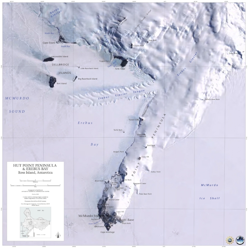 cape evans antarctica map Cape Evans Donald Fortescue cape evans antarctica map