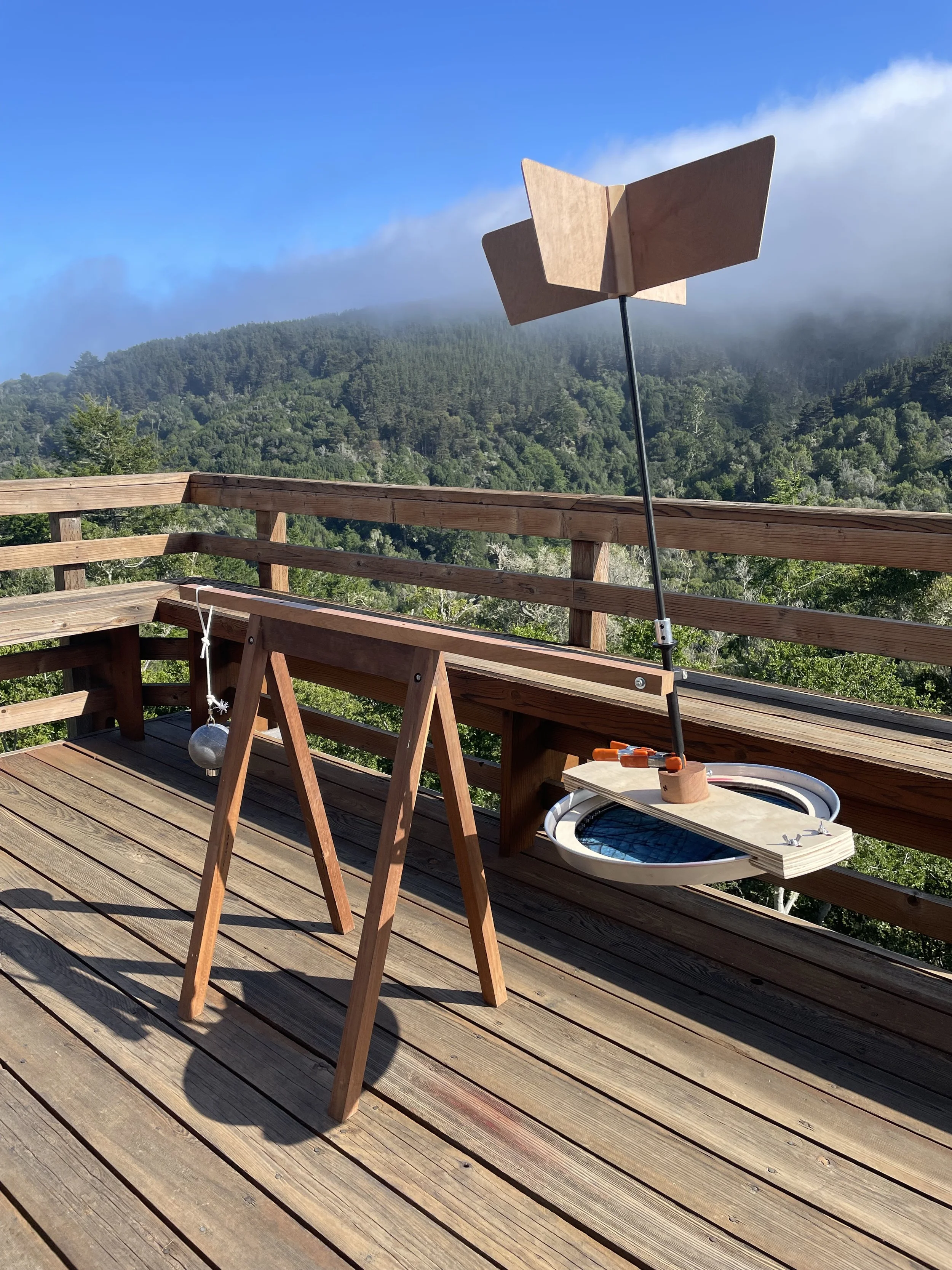 The Aeoliograph deployed on the Inverness Ridge