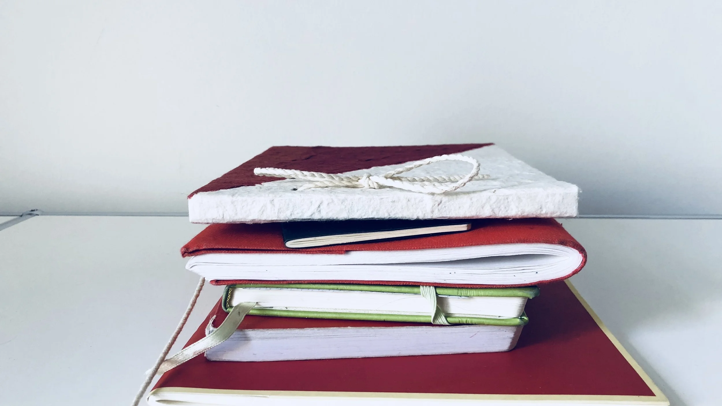 Gestapelte Journals/Tagebücher