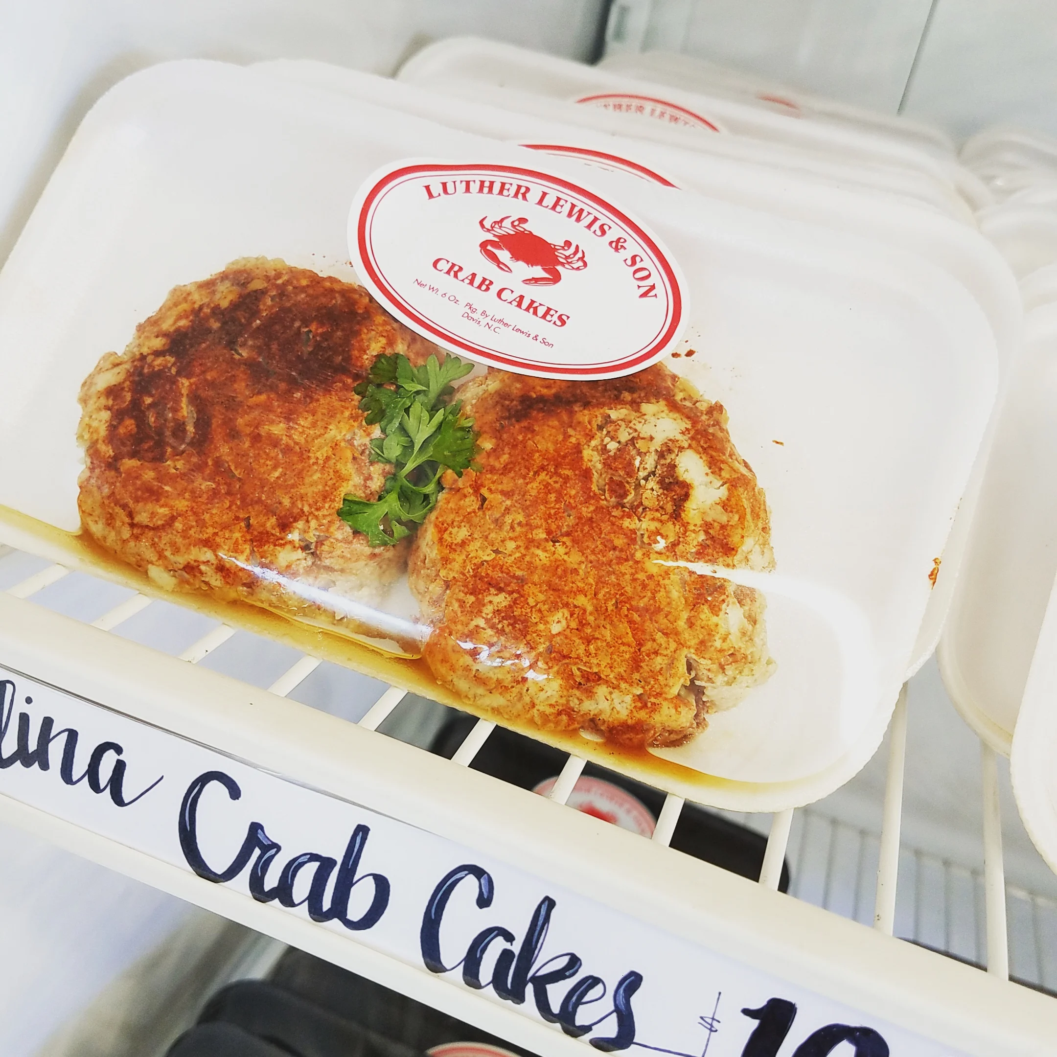 Luther Lewis and Son Crab Cakes Davis, NC