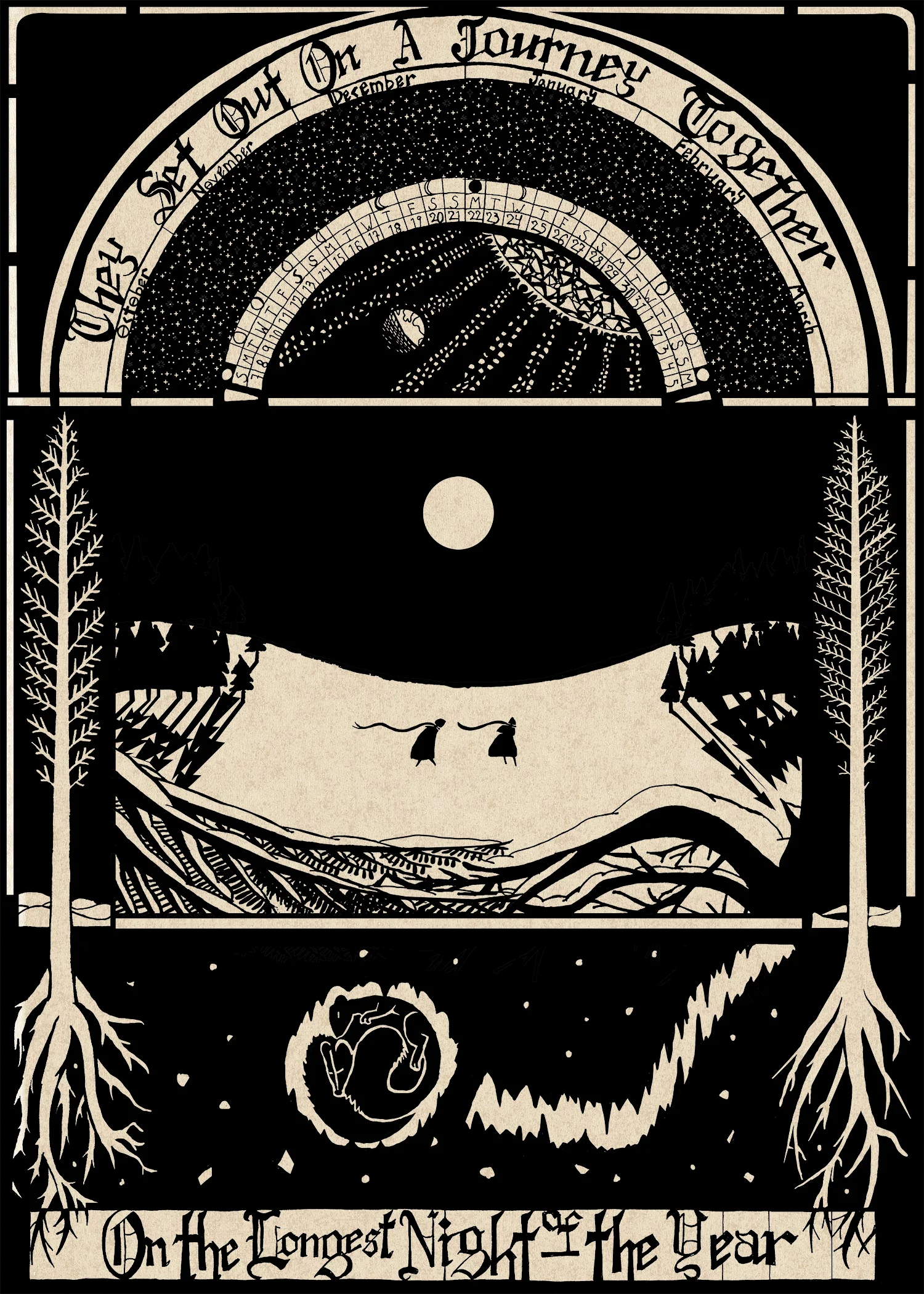 Winter Solstice Greeting Card