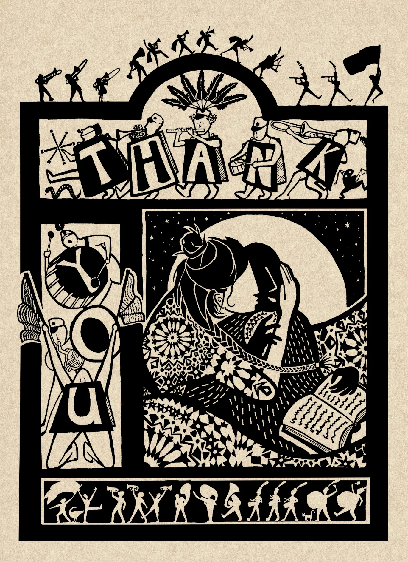 'Thank You' Greeting Cards