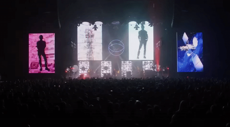 Kings Of Leon - Tour Visuals | Digital Content Creation / Editor / VFX