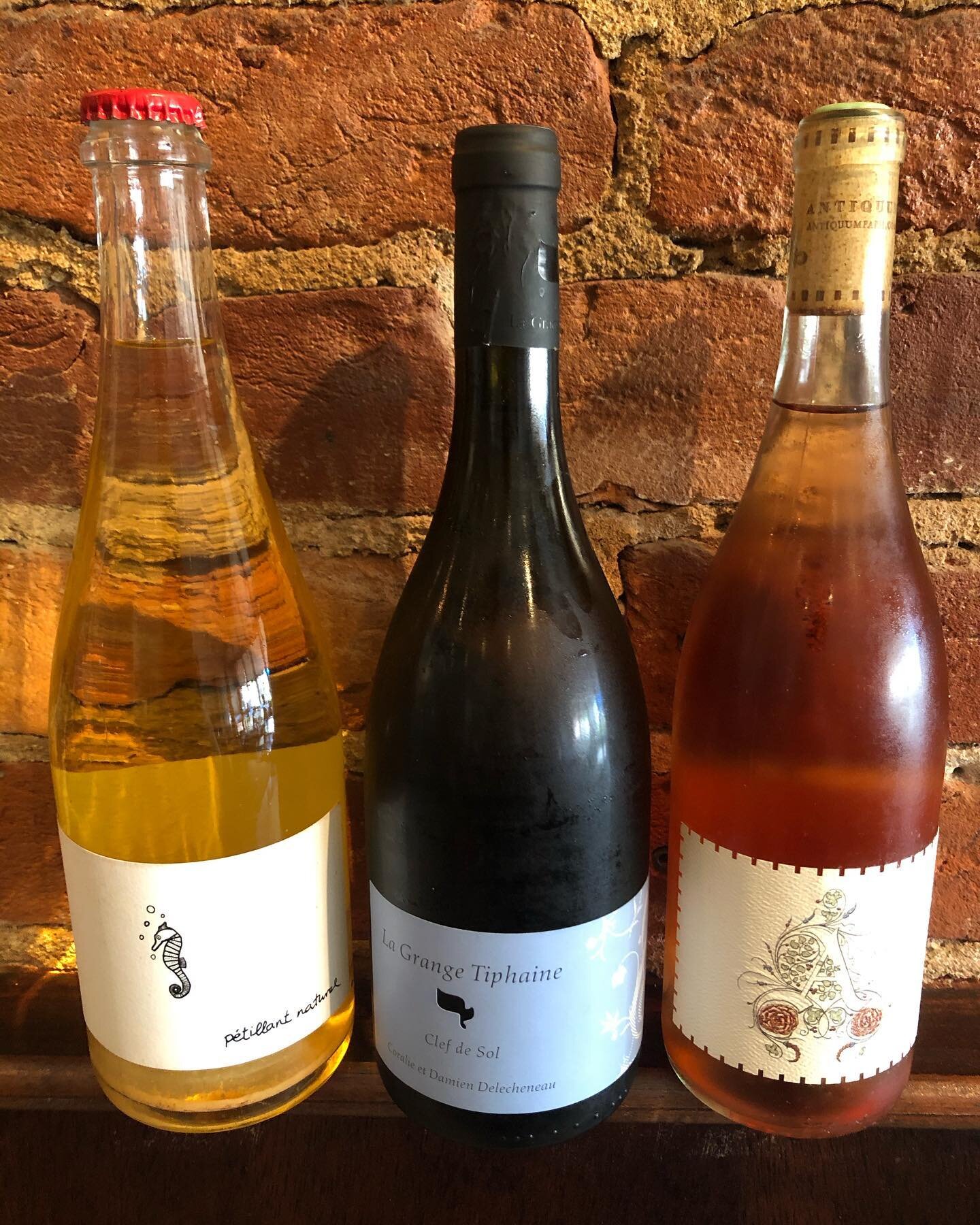 Don&rsquo;t forgot to stock up on some refreshing summer wines for your holiday weekend. 

@earlymountain Pet Nat &lsquo;17
@lagrangetiphaine Clef de Sol &lsquo;17
@antiquumfarmer Rose &lsquo;18