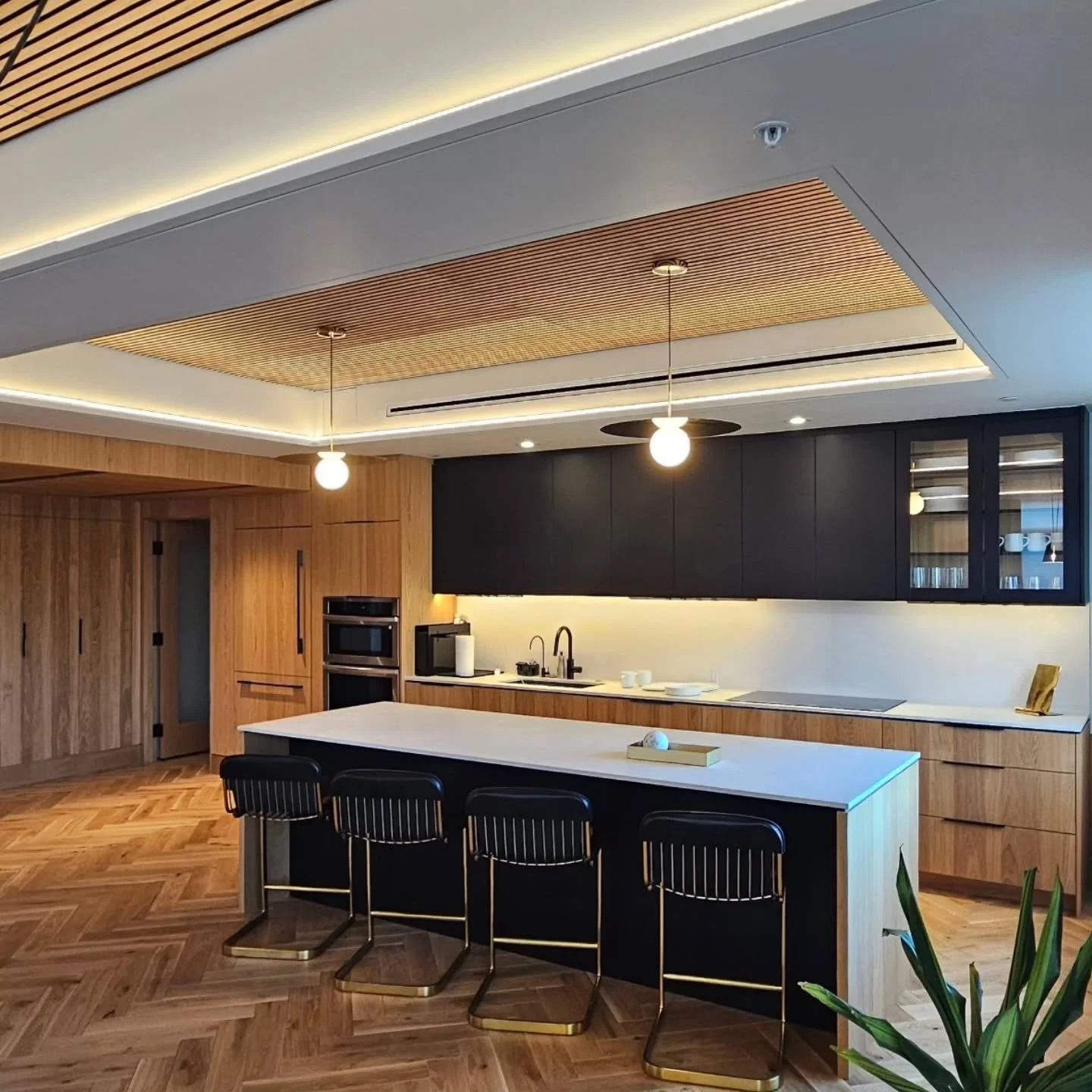 We finished up this project done in a Shinnoki pre-finished white oak and a Premier Eurocase Matte black laminate.  Shinnoki makes some beautiful material in an array of different species and colors.  Premier Eurocase is a local Denver company with a
