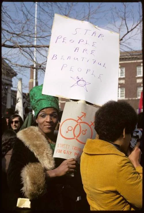 Marsha P. Johnson. Photo by Diane Davies.
