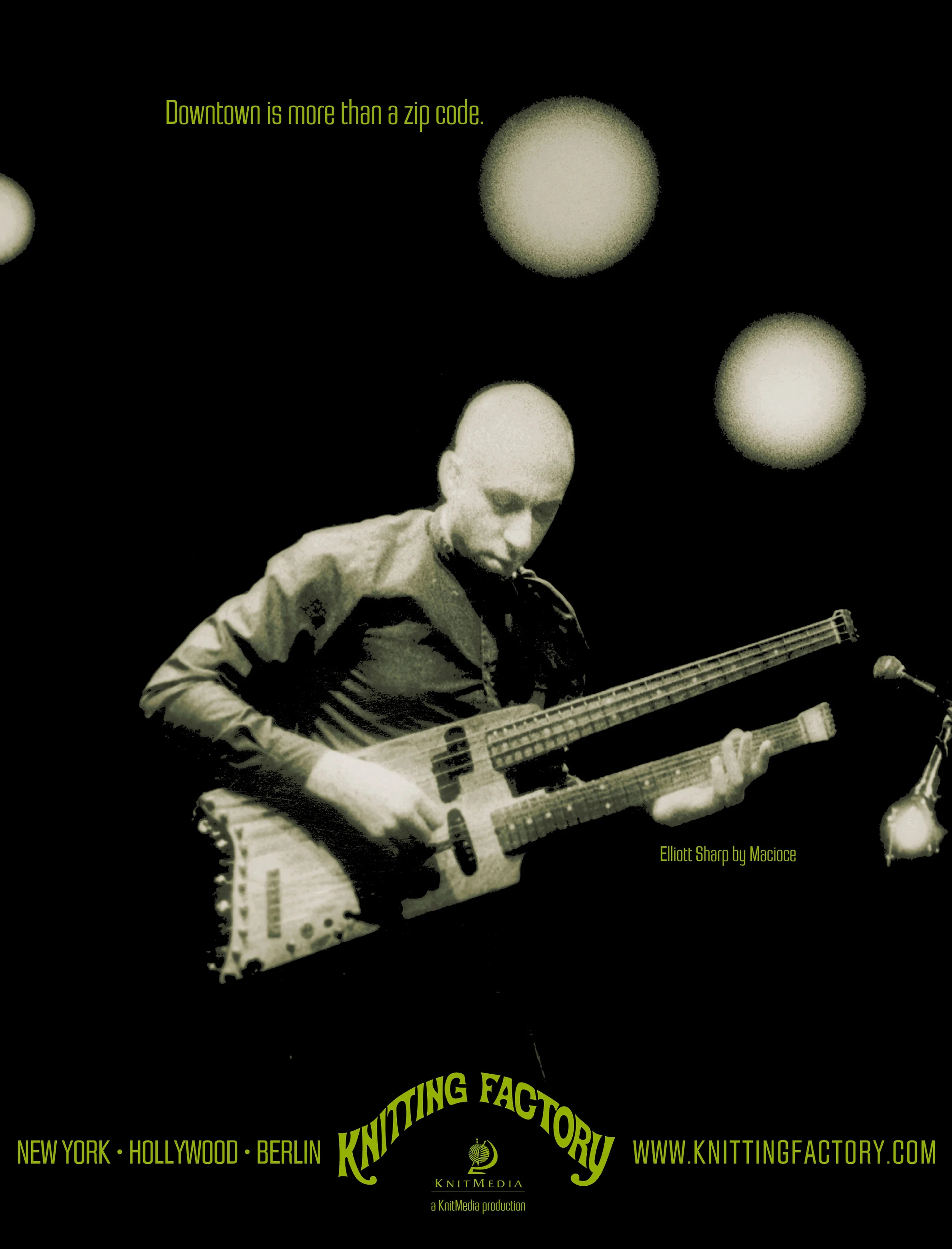 Elliot Sharp Knitting Factory Zip Code