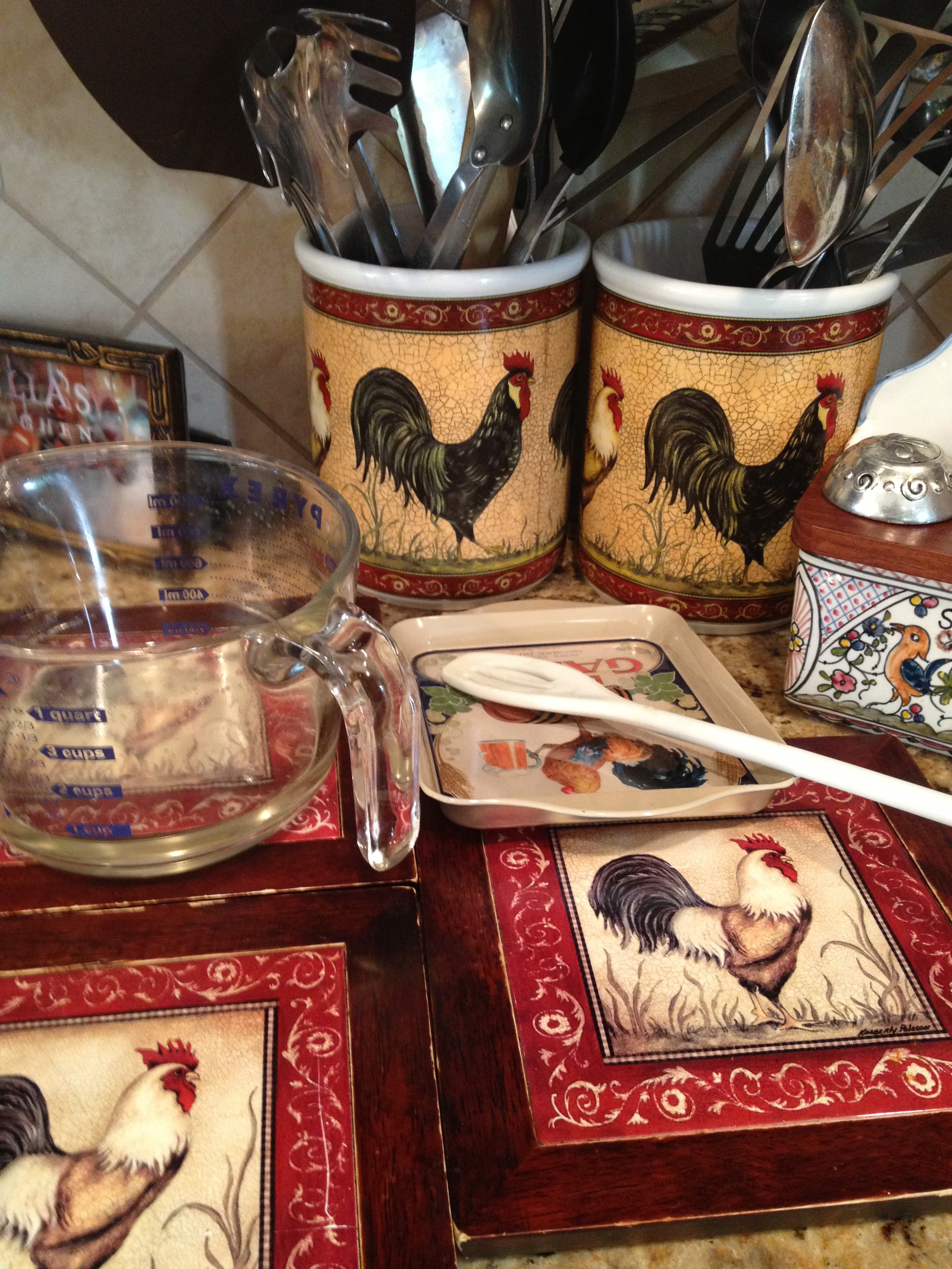 Roosters, Roosters -- everywhere!