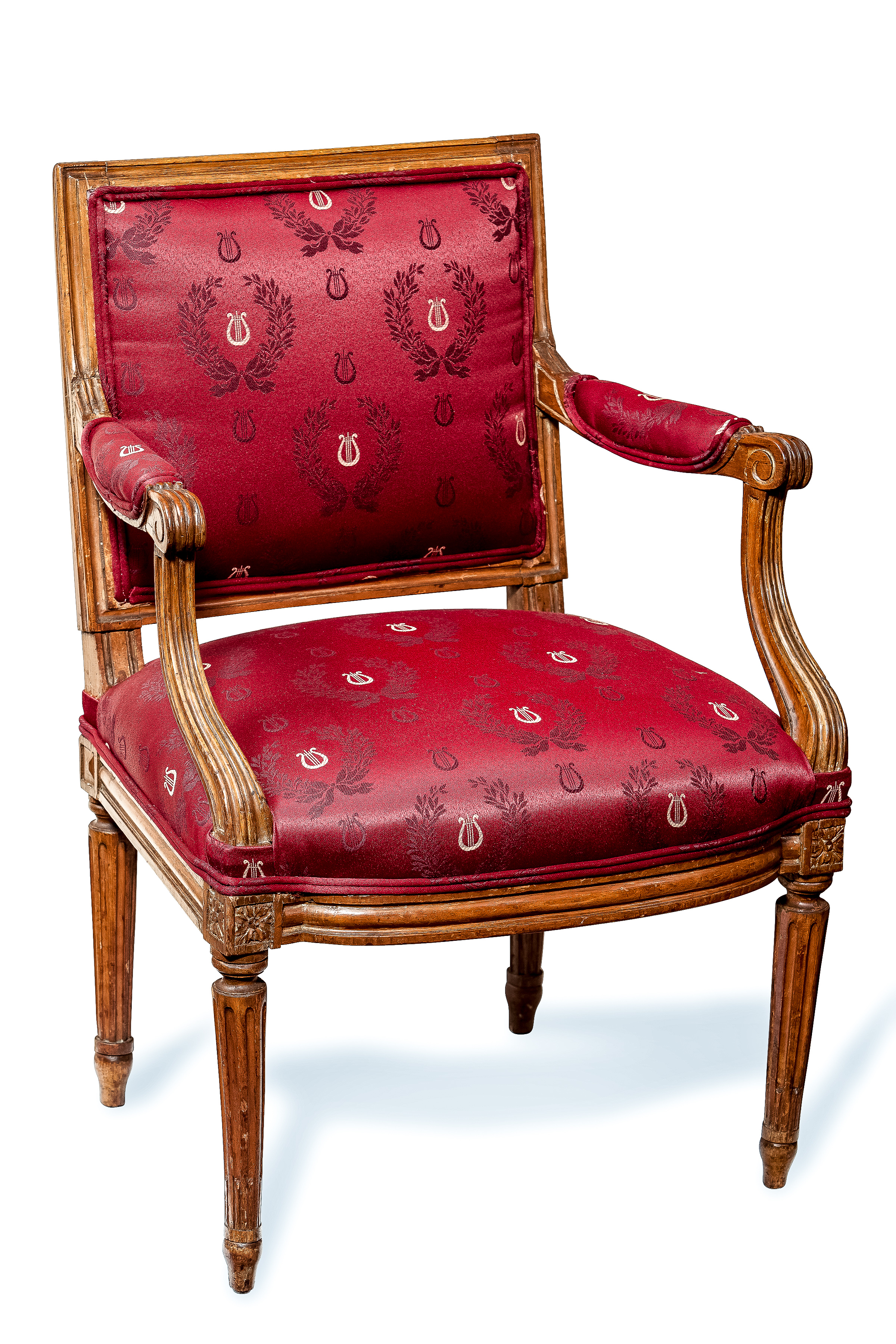 Georges Jacob signed arm chair fauteuil