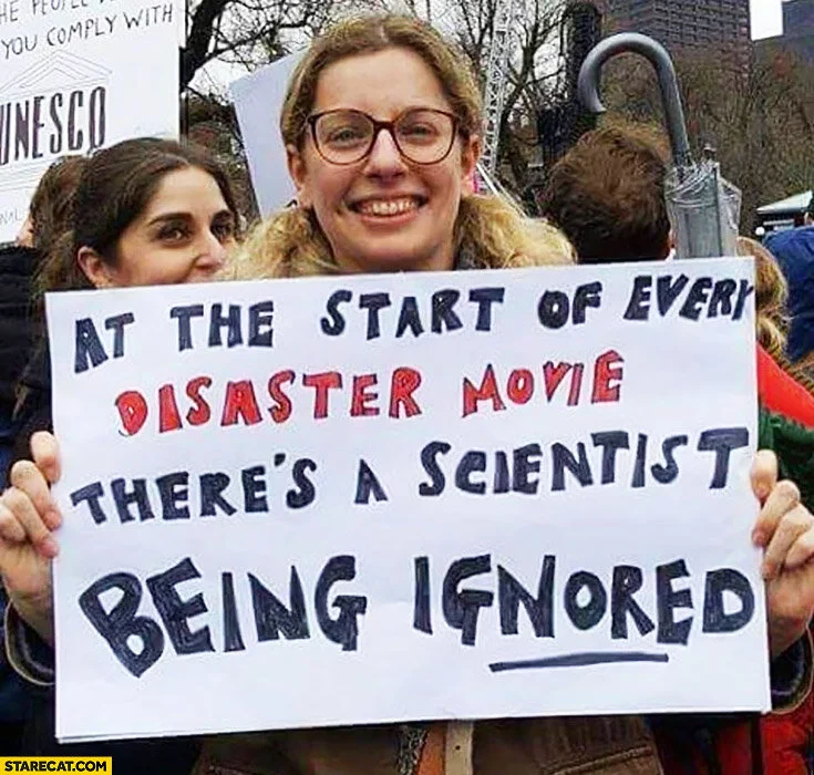 Still the best Science March sign.