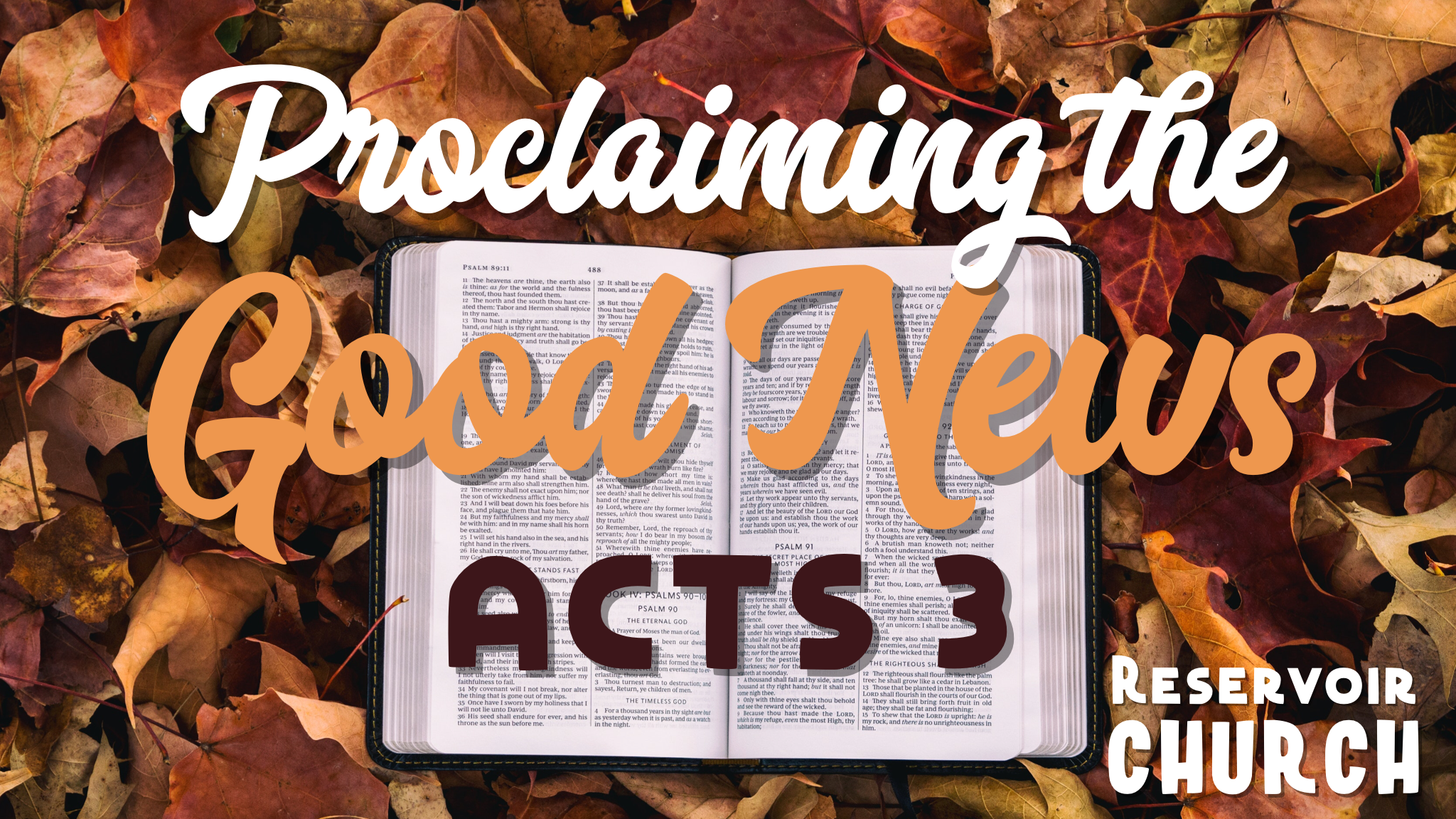 Proclaiming the Good News