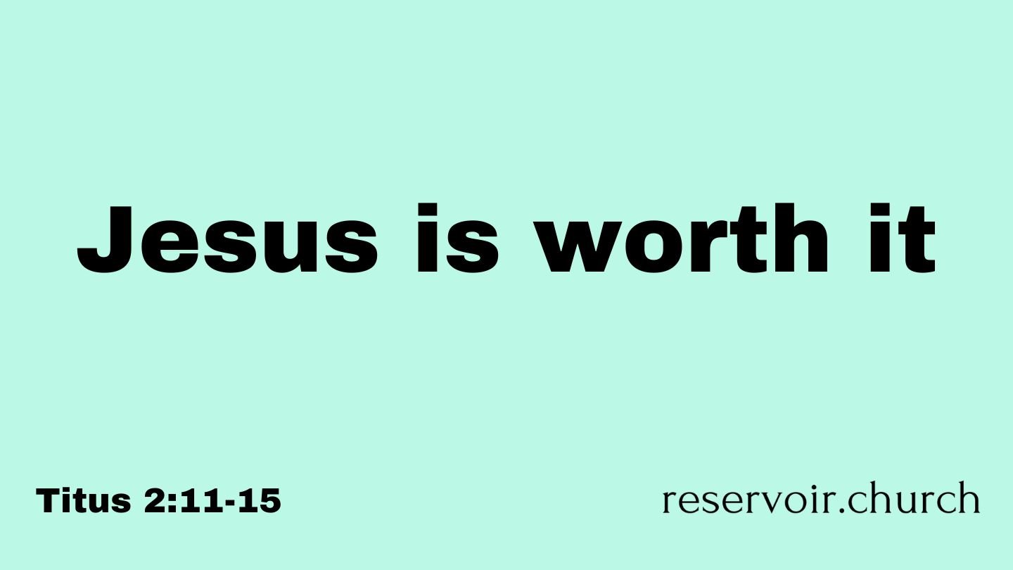Jesus is Worth It episode artwork