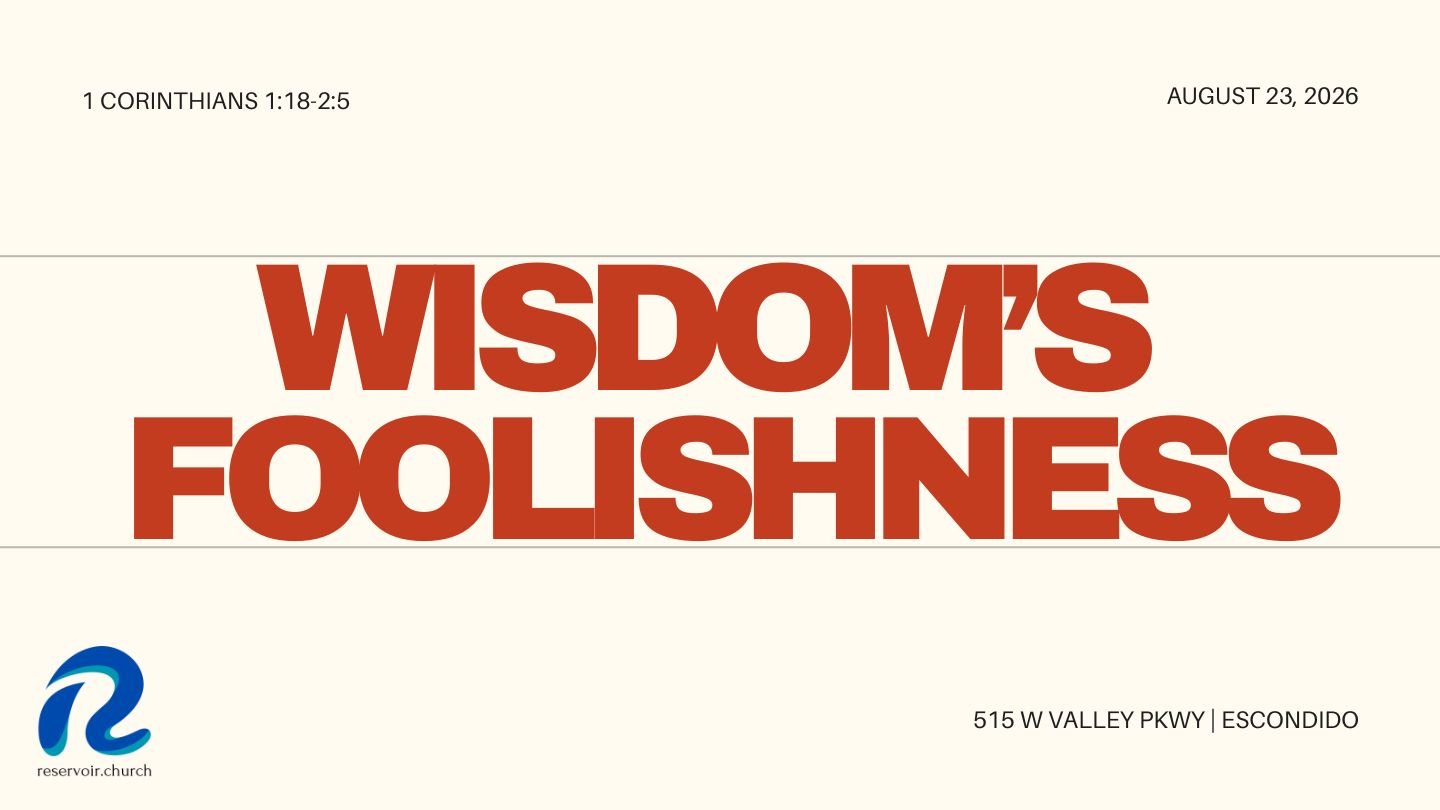 Wisdom’s foolishness