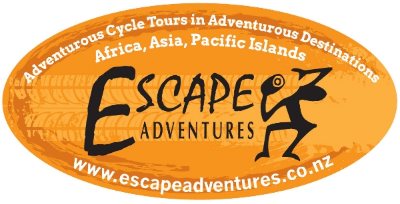 Escape Adventures Adventurous Cycle Tours in Africa, Asia and the South Pacific Our full time passion is creating and leading adventurous cycle tours in stunning and interesting locations around the world. We are driven by the reward that comes with creating and leading tours that will touch your soul and stay in your memory forever. www.escapeadventures.co.nz tel:+64-3-525-8783
