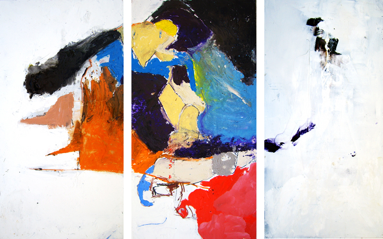 Alex- 96x144 in; oil, acrylic, mixed media on panels; 2007 - Private Collection