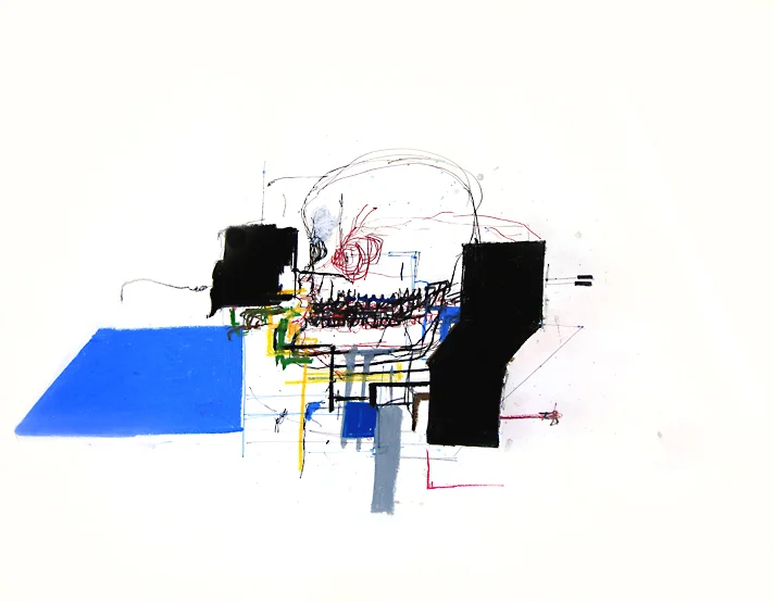 Tommy 1.7- 18x24 in; pastel, pen, conté on paper; 2010