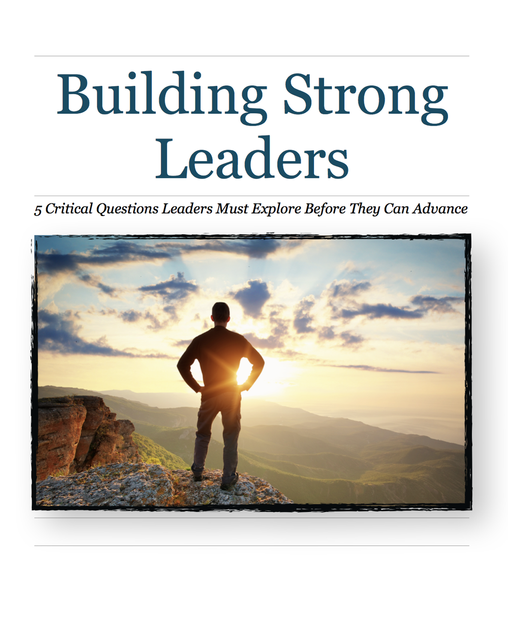 Building Strong Leaders — The Advance