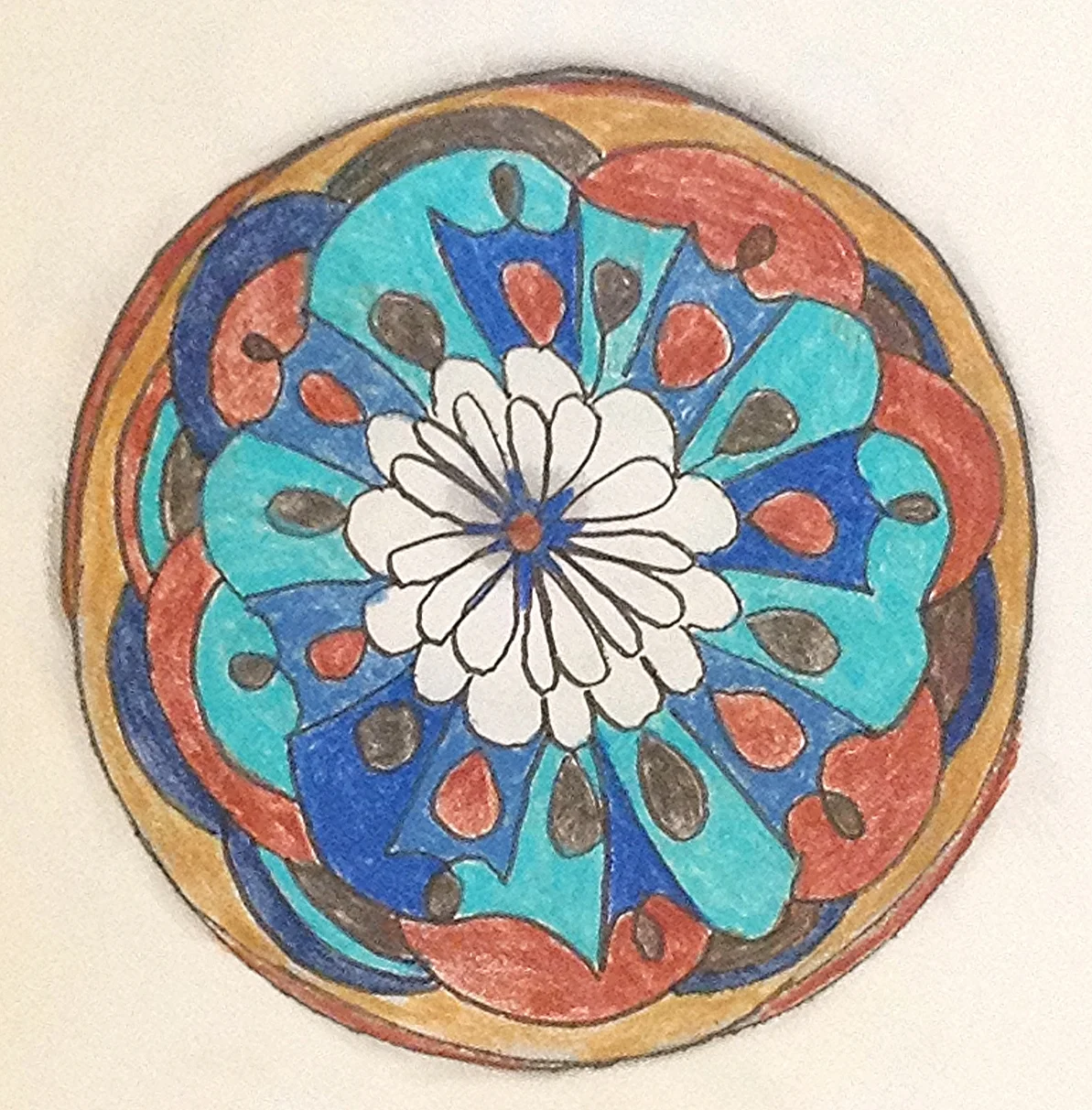 Winter Flower Spirit Mandala