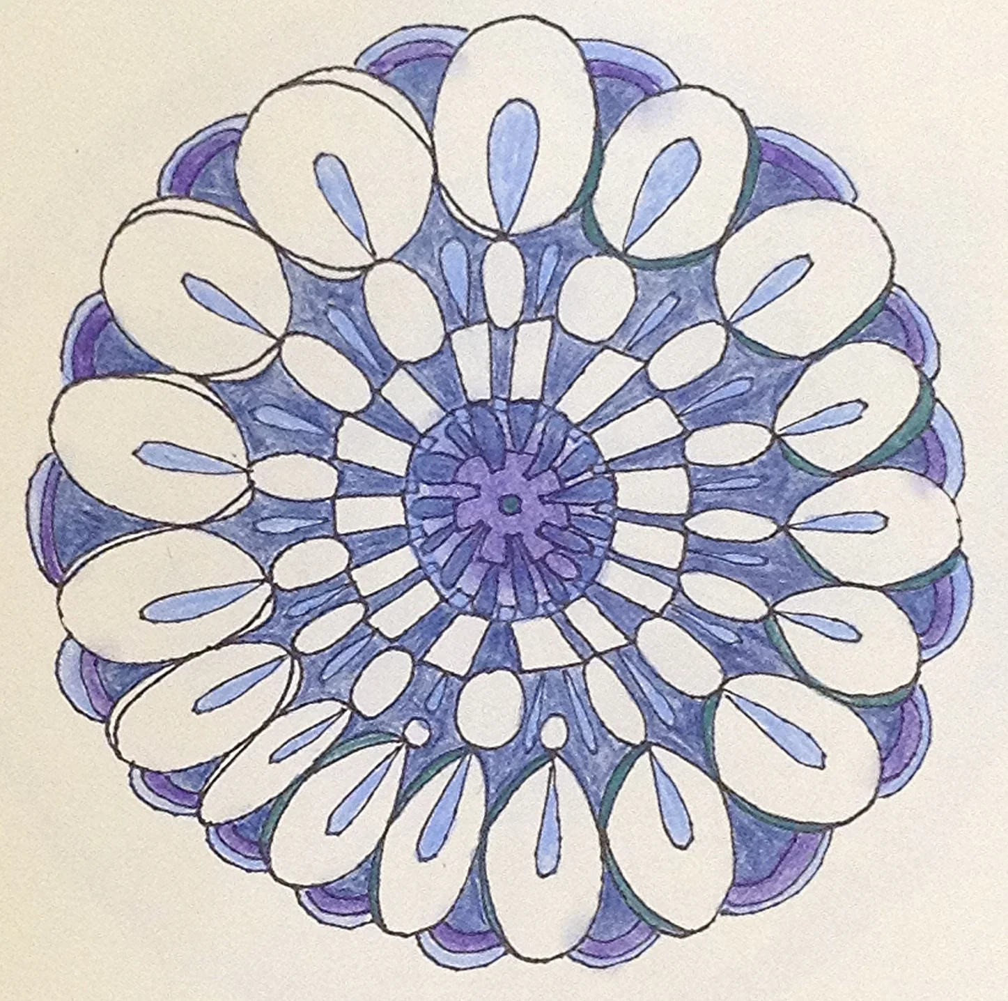 Blue Mist Spirit Mandala