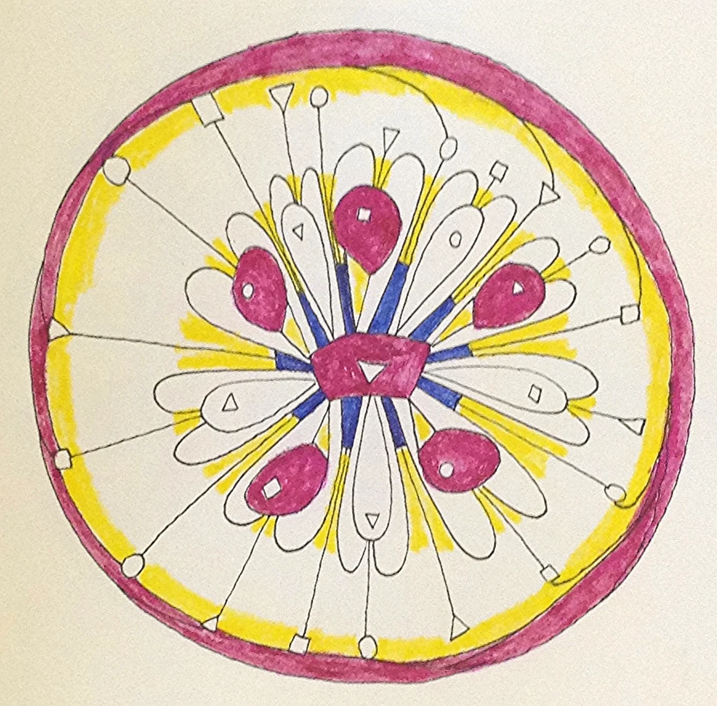 Love Spirit in Red Yellow