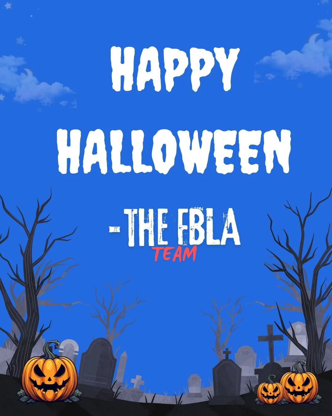 Happy Halloween from our FBLA team!