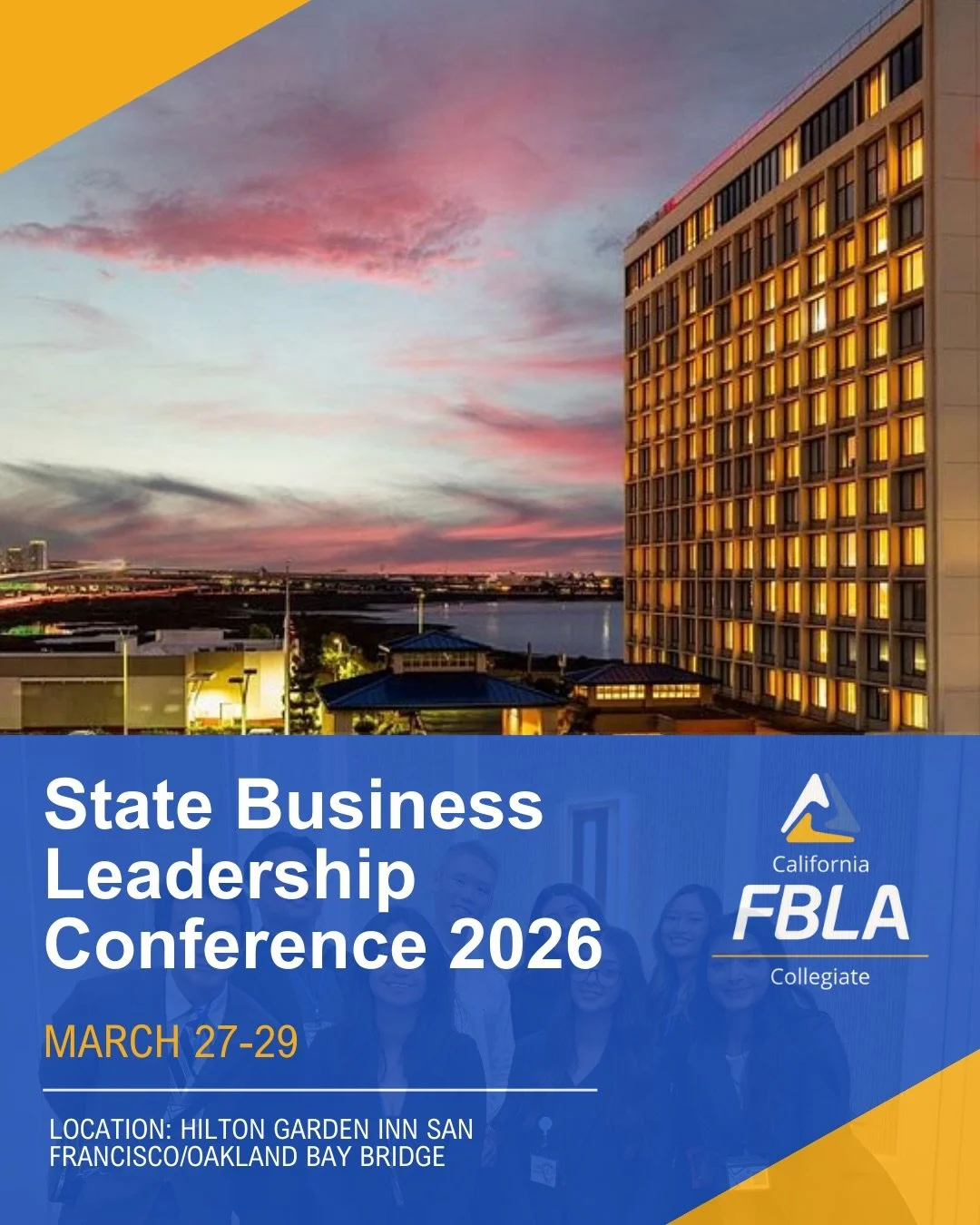 It&rsquo;s already that time again. Our state business leadership conference in San Francisco is almost here. Is your chapter ready? Regular registration closes February 20th! 

Get ready for workshops from big names in the Bay Area, networking, and 