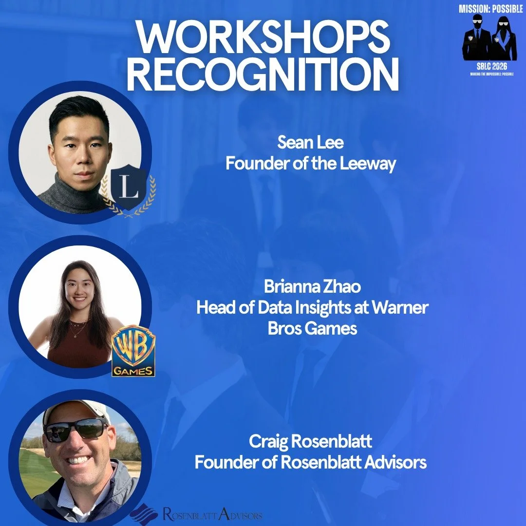 SBLC Recognition! Thank you to all of our amazing judges and speakers who volunteered their time to help our organization. Big thank you from California FBLA Collegiate 🤗