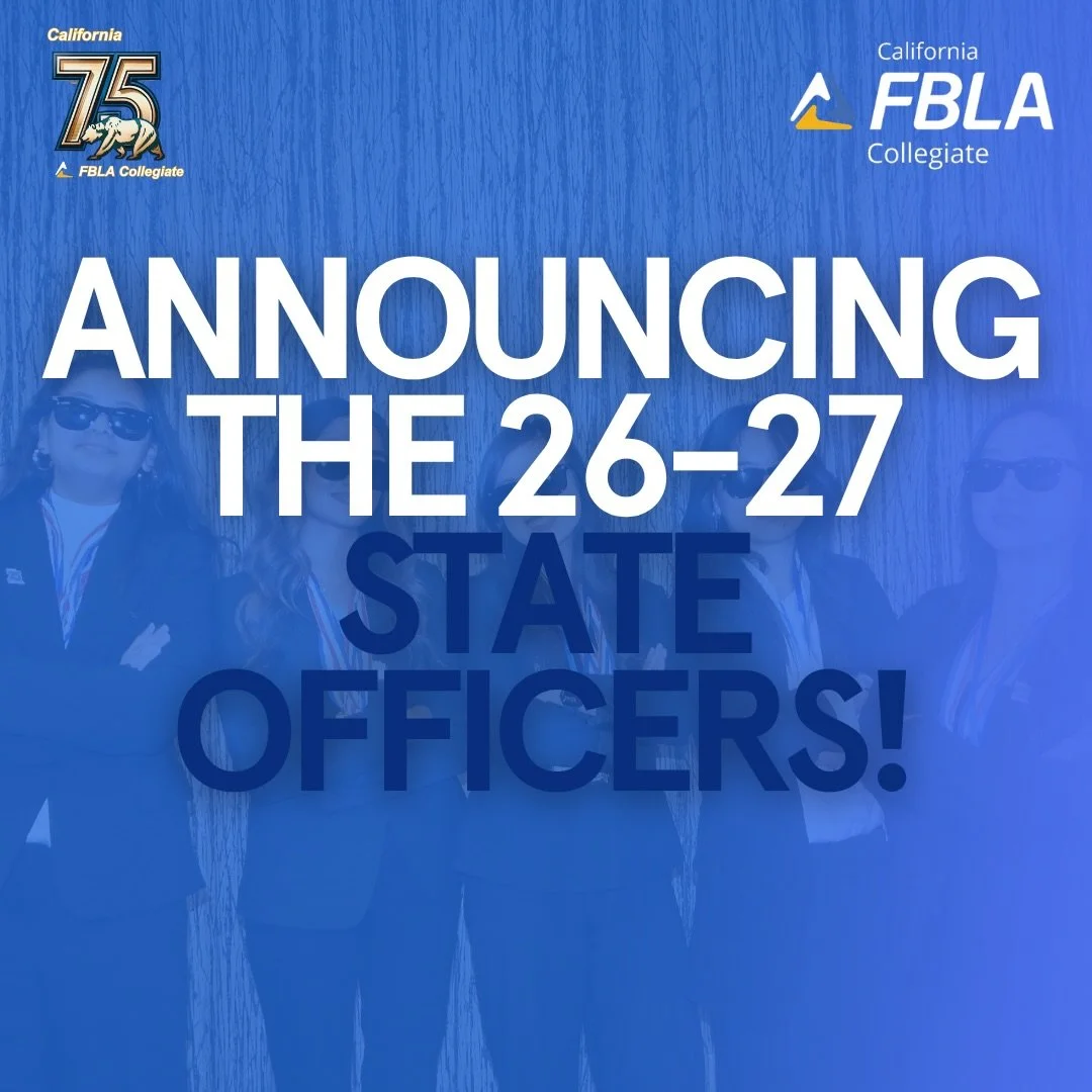 Introducing our 2026-2027 State Officer Team! Congratulations, we can&rsquo;t wait to see the difference you make in FBLA.