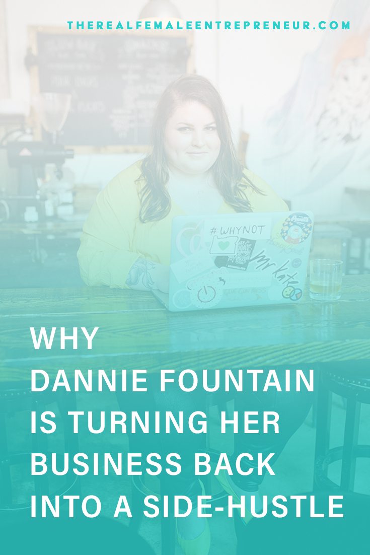TRFE 142: Why Dannie Fountain is Turning Her Business Back Into a Side-Hustle | Podcast Episode | Entrepreneurship | Being A Female Entrepreneur | Personal and Business Growth | The Real Female Entrepreneur | Inspirational Women | Empowered Women Empower Women | Starting A Business | #personalgrowth | #personaldevelopment | #entrepreneurship | #sidehustle
