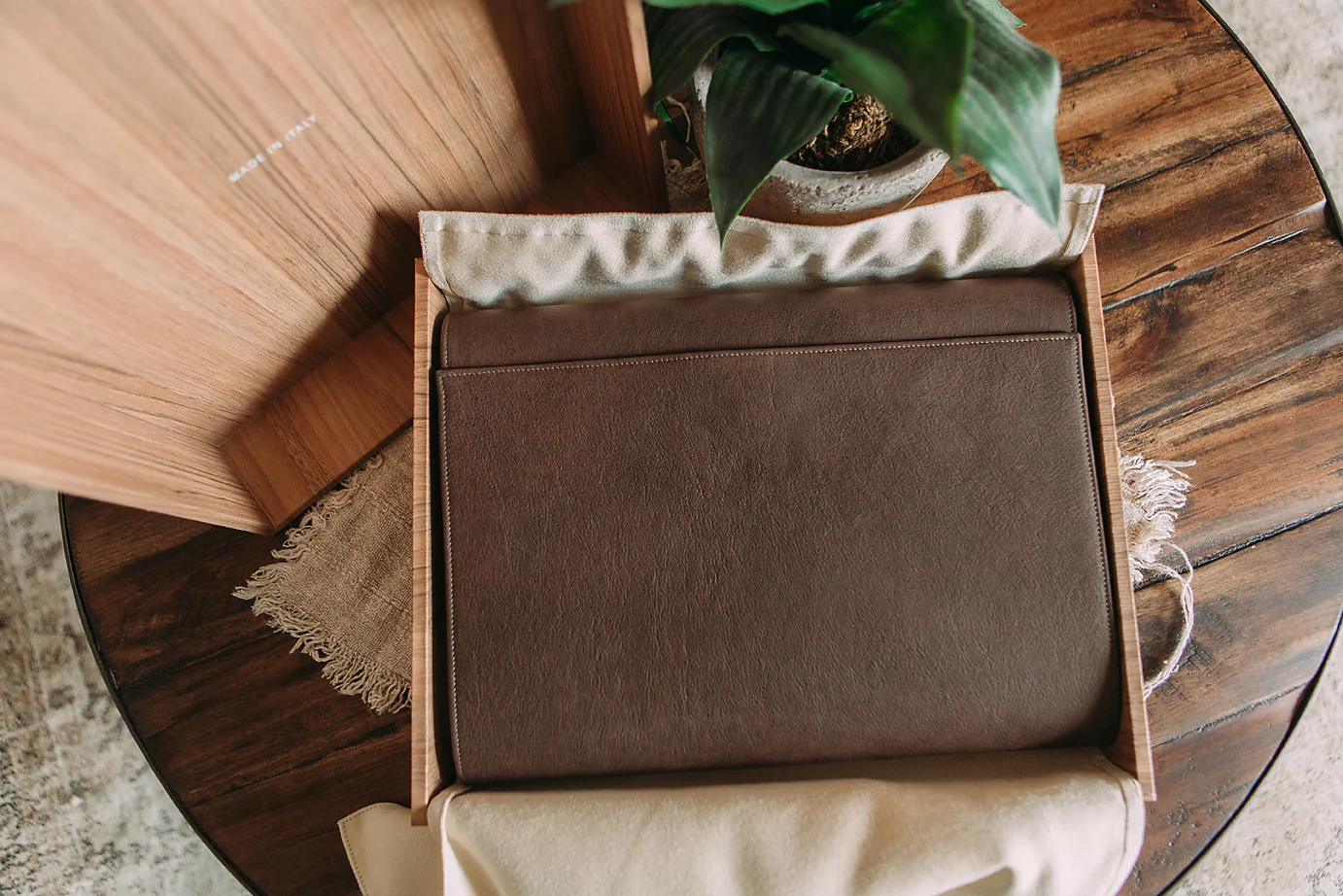 Rustic Un-Bound Album shown here