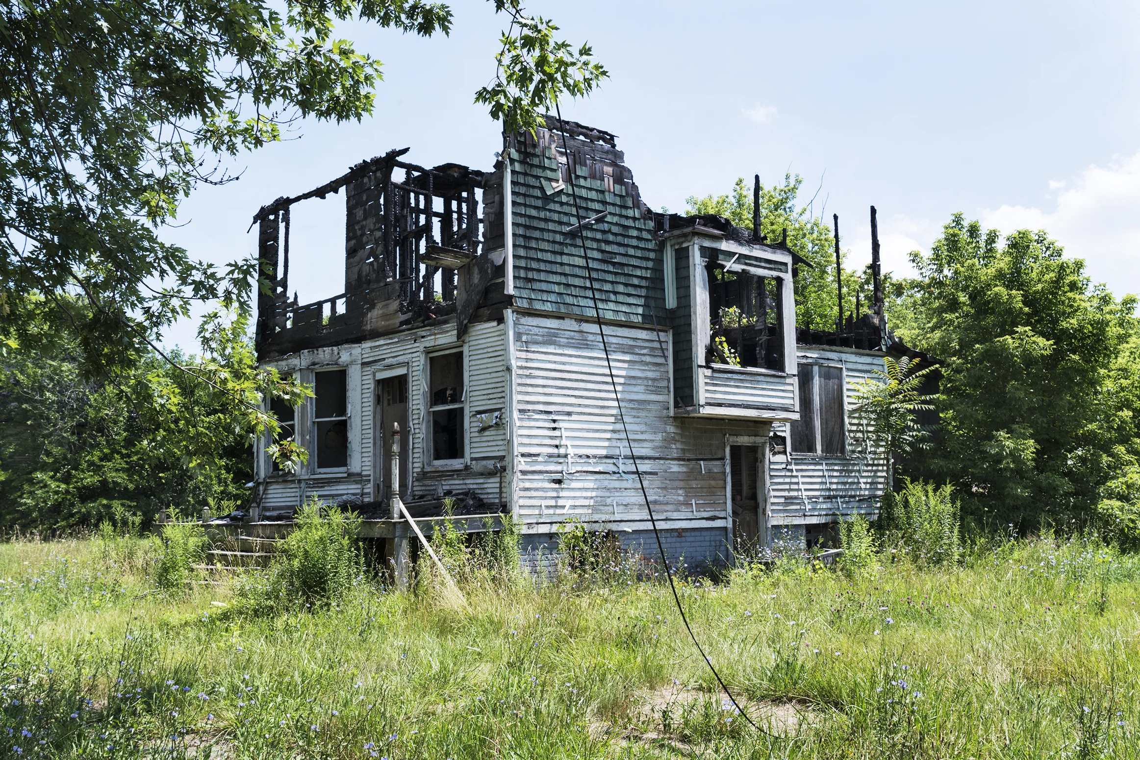 Burned House, Detroit 2018