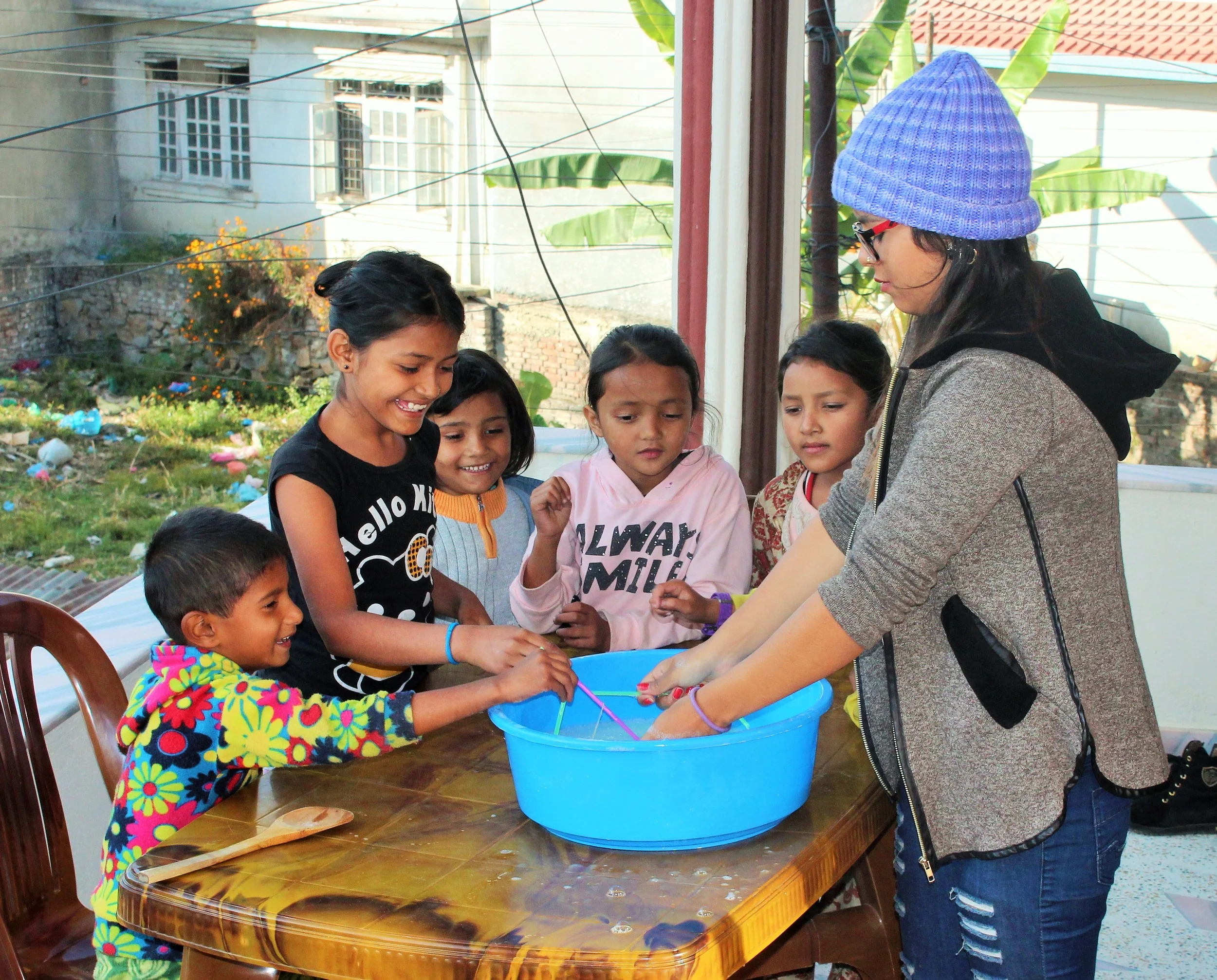 Hands-on, experiential learning.