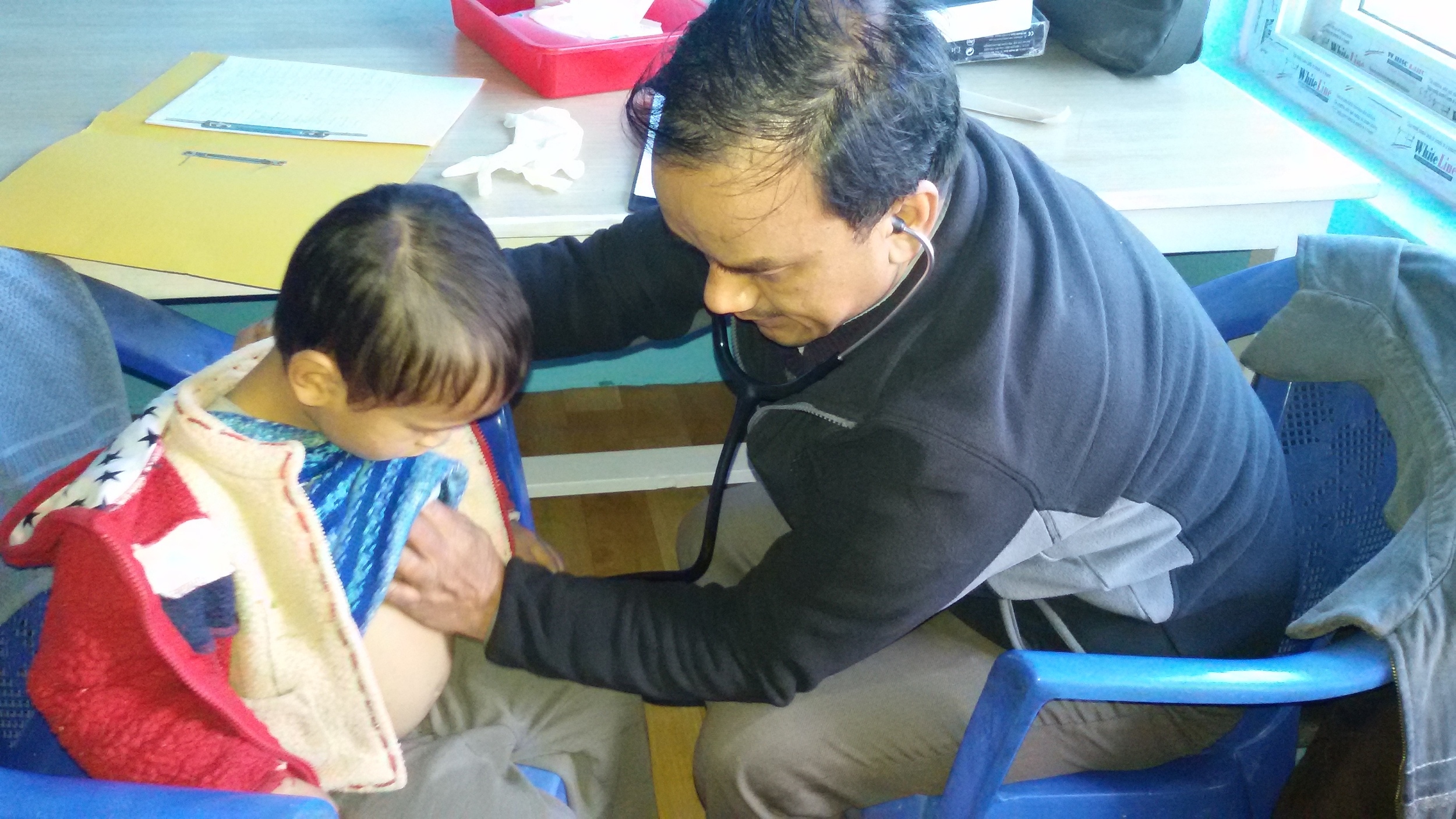 Regular medical checkups, health and hygiene classes.