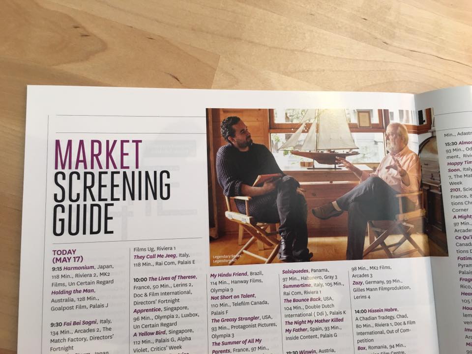 THE HOLLYWOOD REPORTER N7 where our LEGENDARY AD is suggested to be seen at CANNES FILM FESTIVAL! Great article!